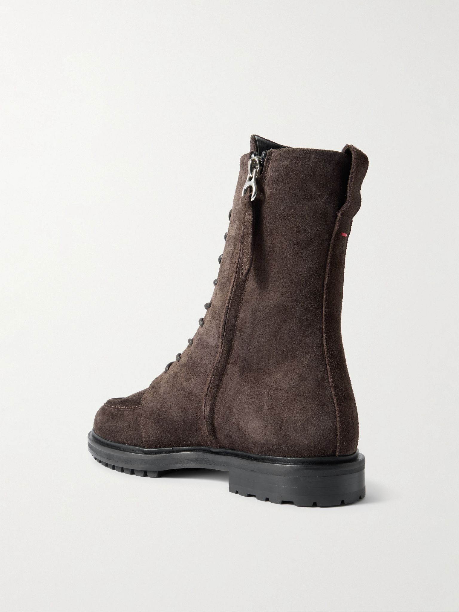 Tate suede ankle boots Chocolate - 3