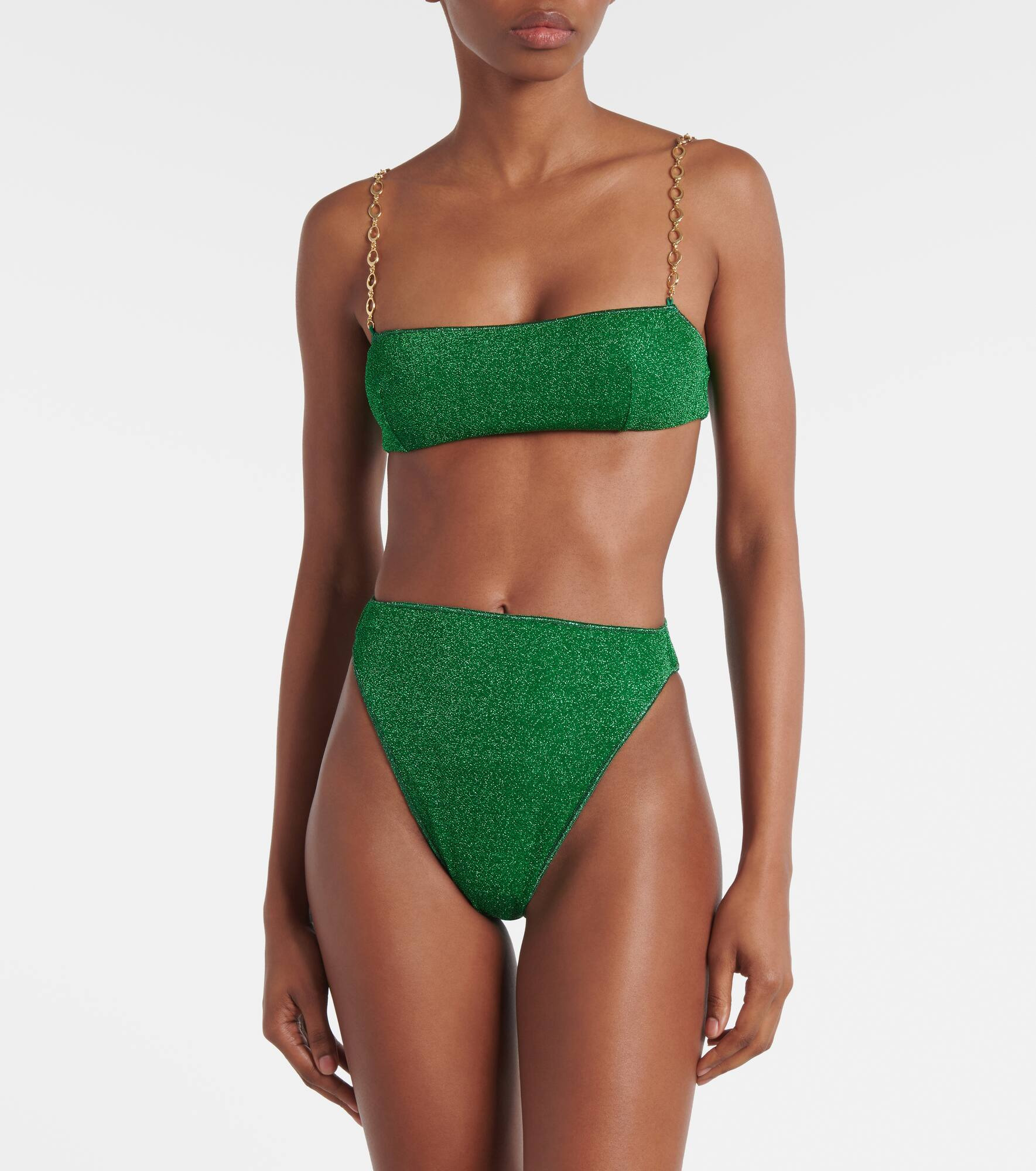 Lumière O Chain lamé bikini - 2