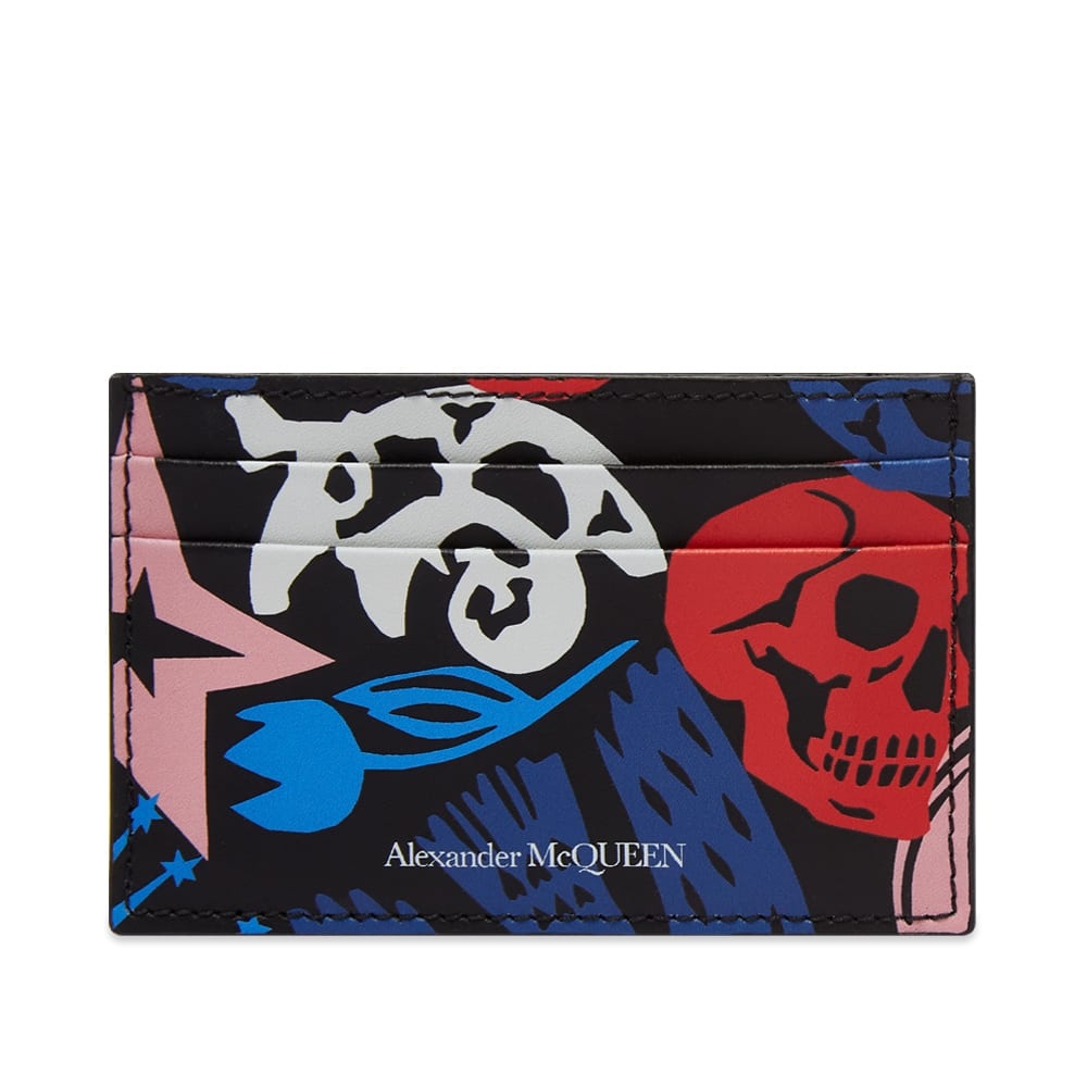 Alexander McQueen Graffiti Card Holder - 1