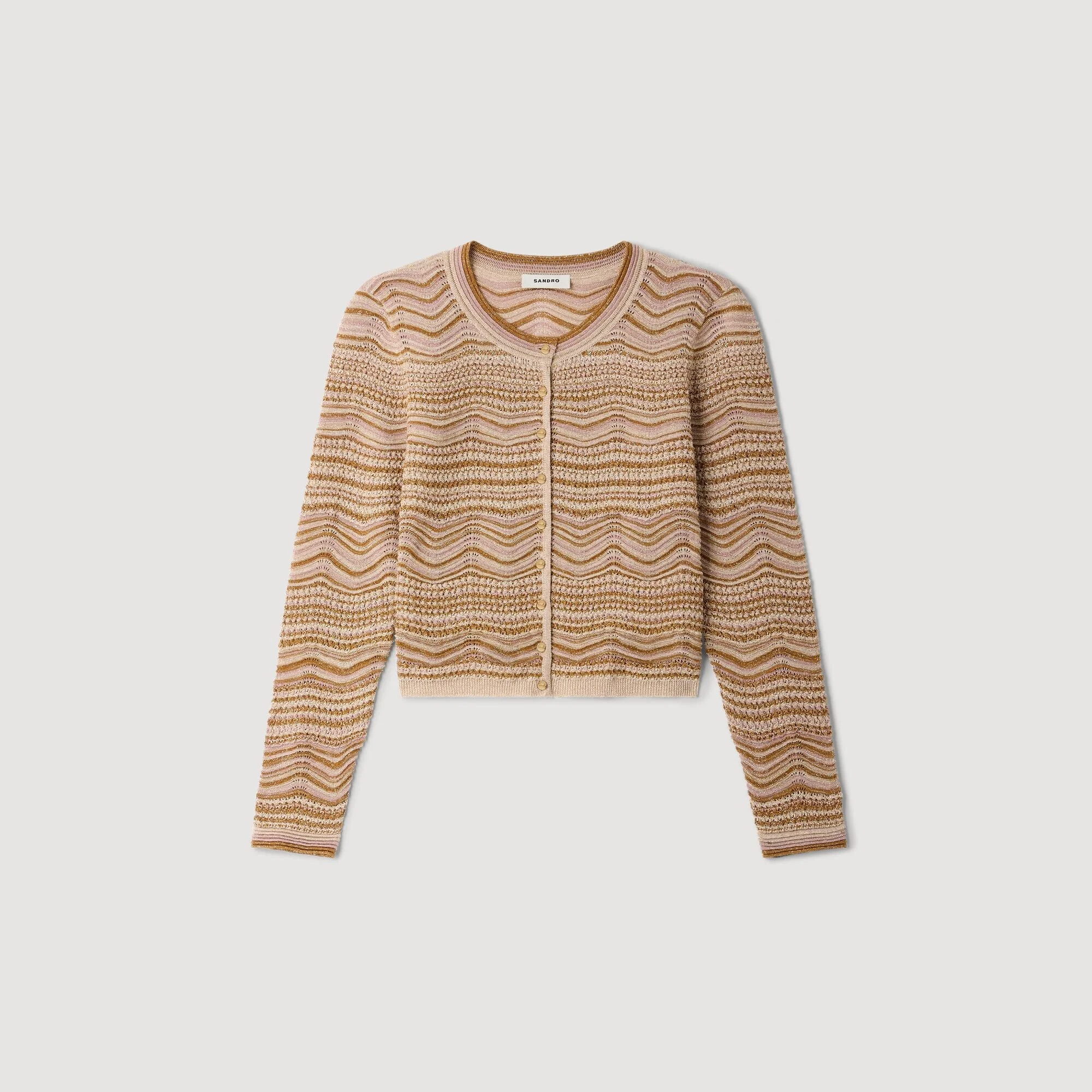DECORATIVE KNIT CARDIGAN - 1