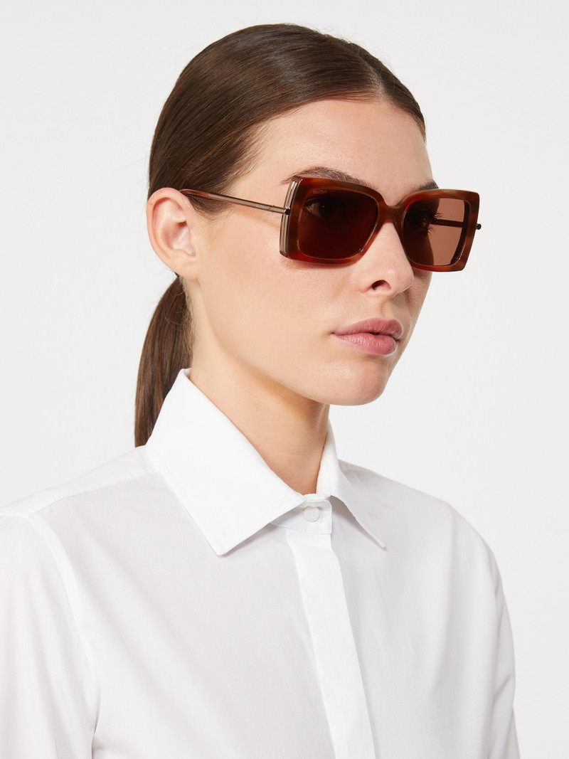 MERINGA Square sunglasses - RUST 4