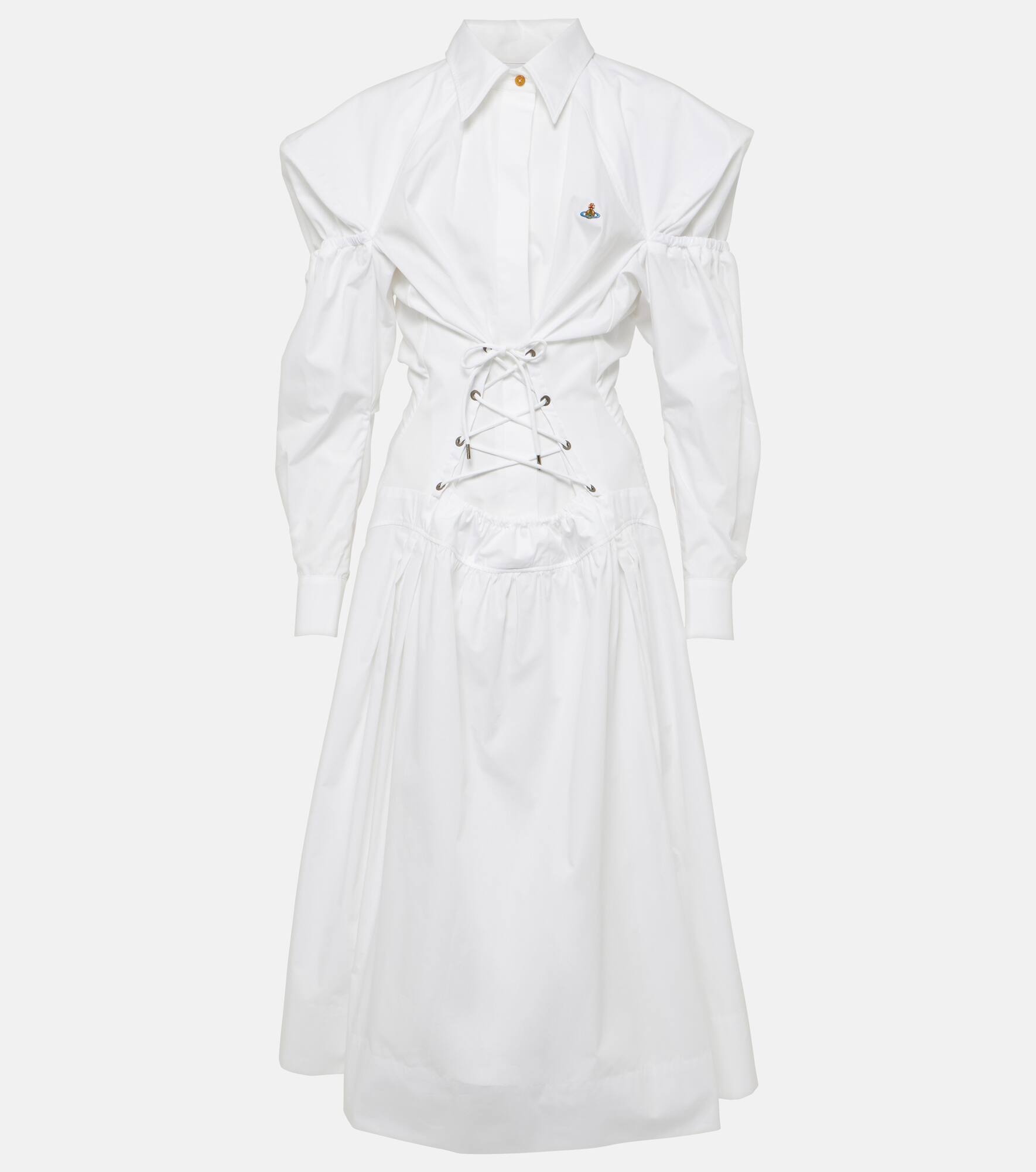 Kate cotton poplin midi dress - 1