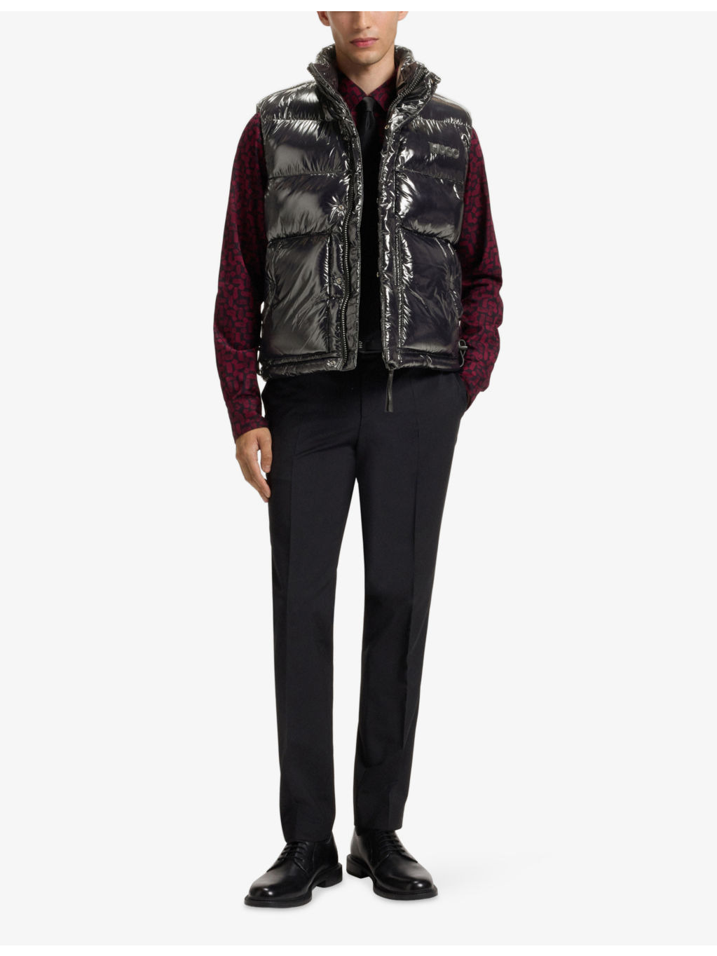 Branded Glossy Shell Gilet - 2
