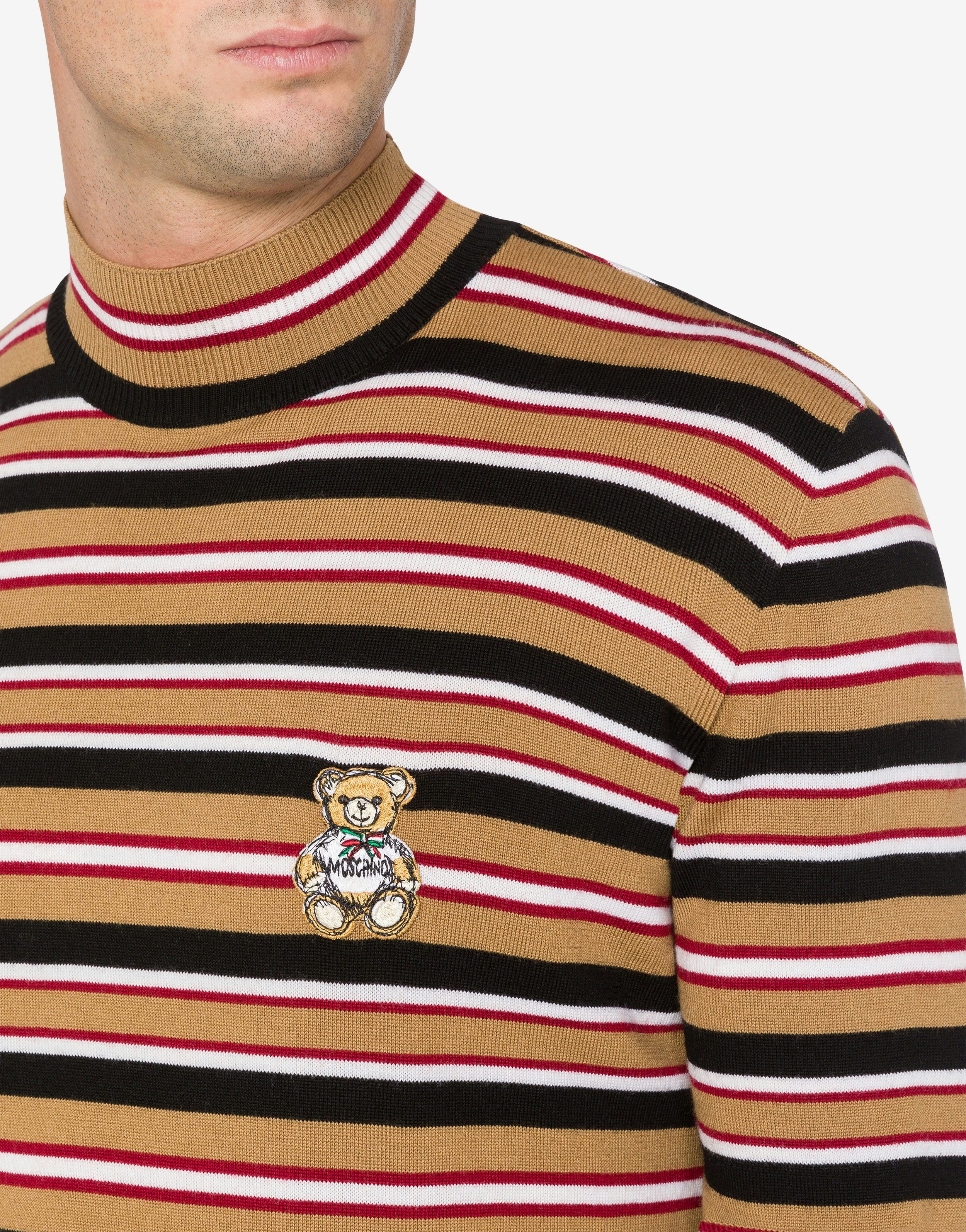 STRIPES TURTLE-NECK SWEATER - 4
