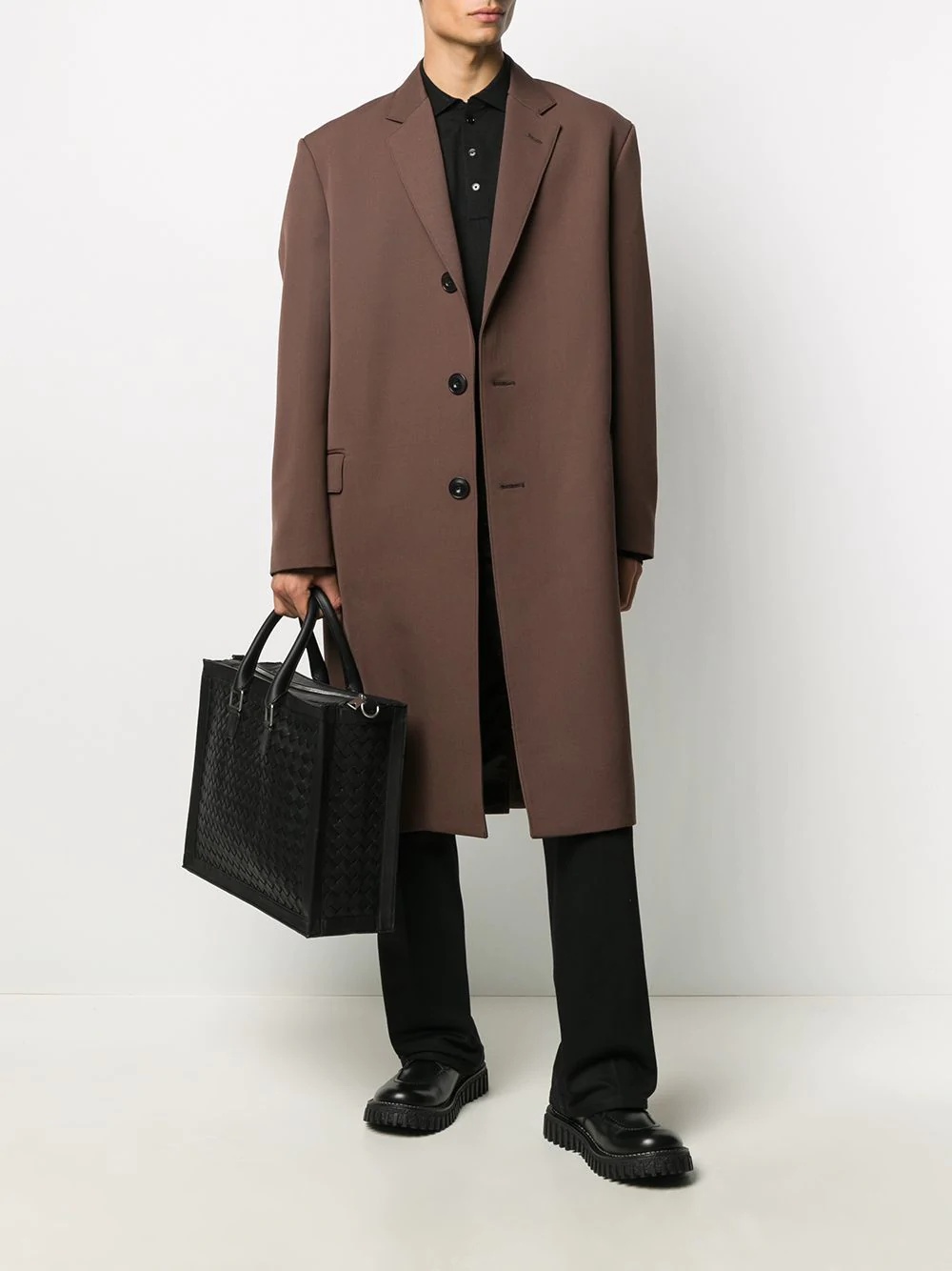 poly-wool suit coat - 2