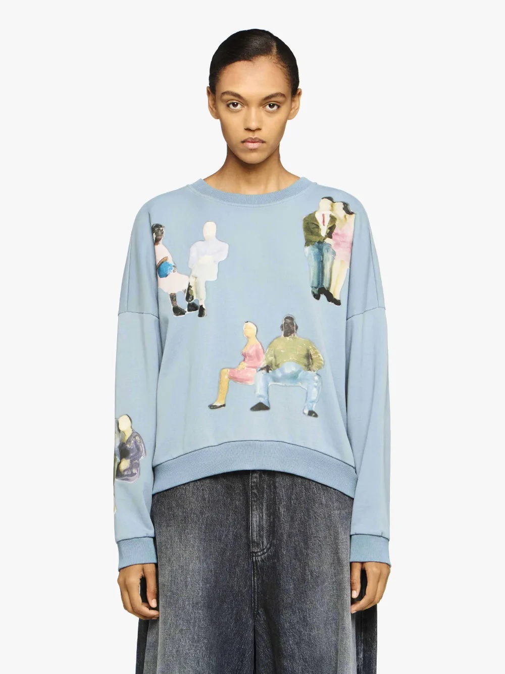 SWEATSHIRT WITH ALL OVER PRINT - 2