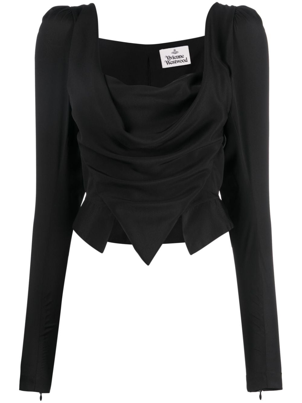 draped asymmetric top - 1