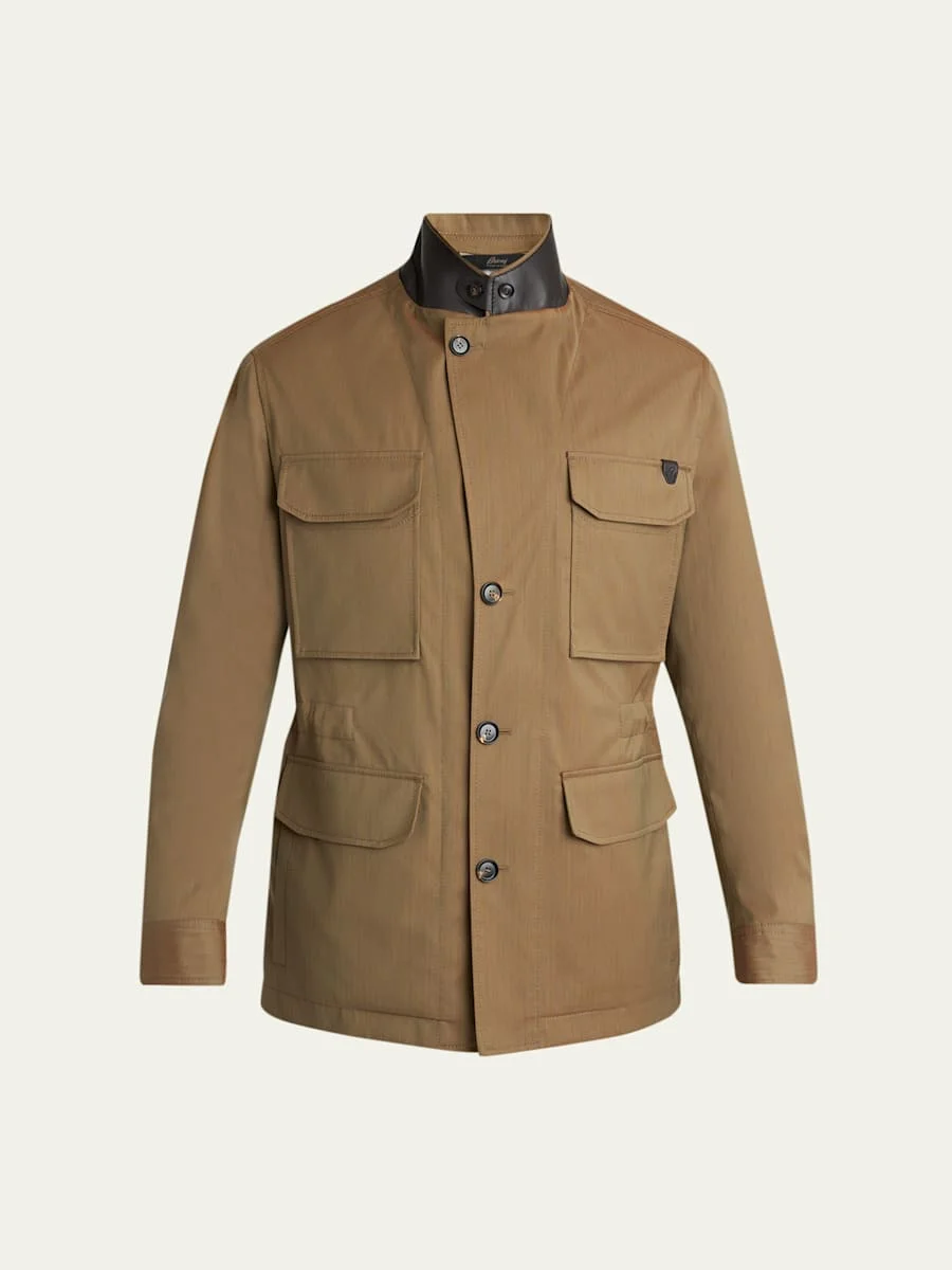 Men's Wool-Blend Sahariana Jacket - 1
