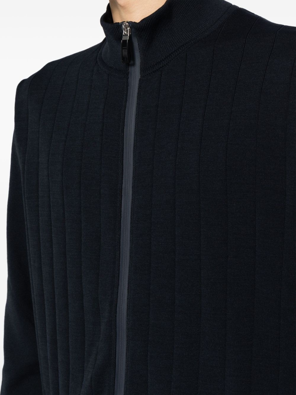 Zardin zip-up cardigan - 5