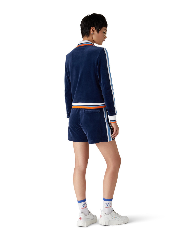 CASABLANCA Velour Montagne Shorts outlook