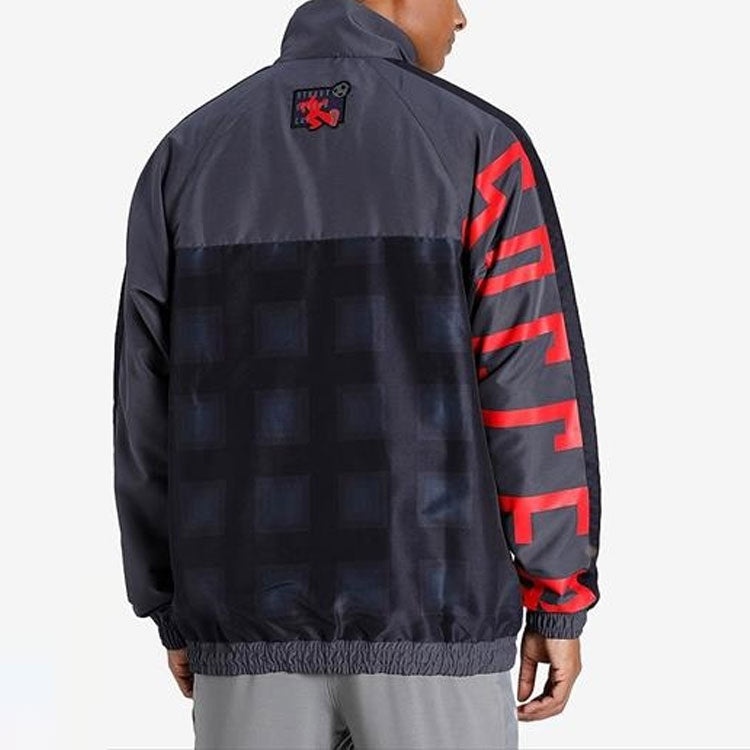 PUMA Stand Collar Zipper Long Sleeves logo Jacket Black 758806-12 - 4