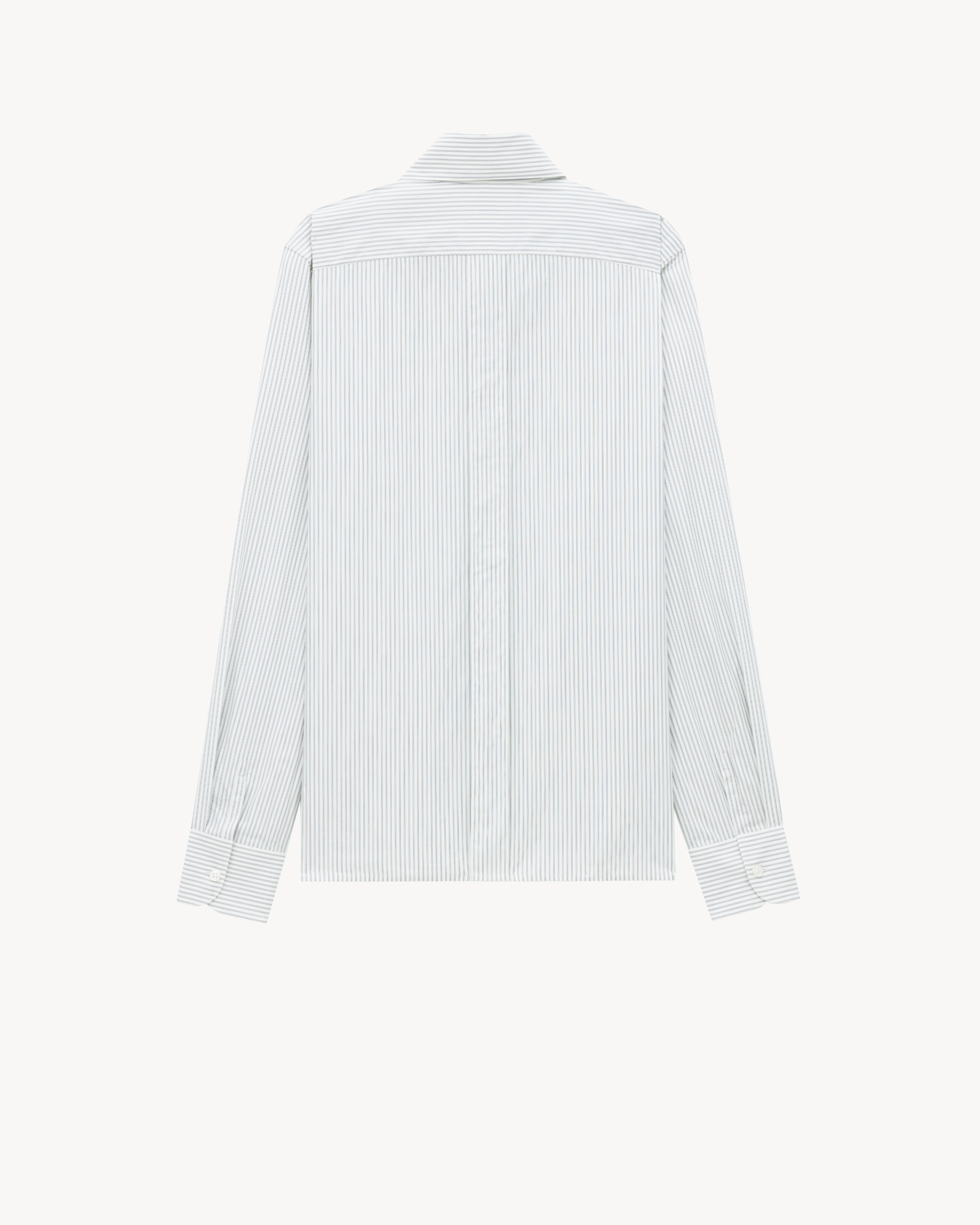 CASSANDRE SHIRT IN PENCIL-STRIPE COTTON - 2