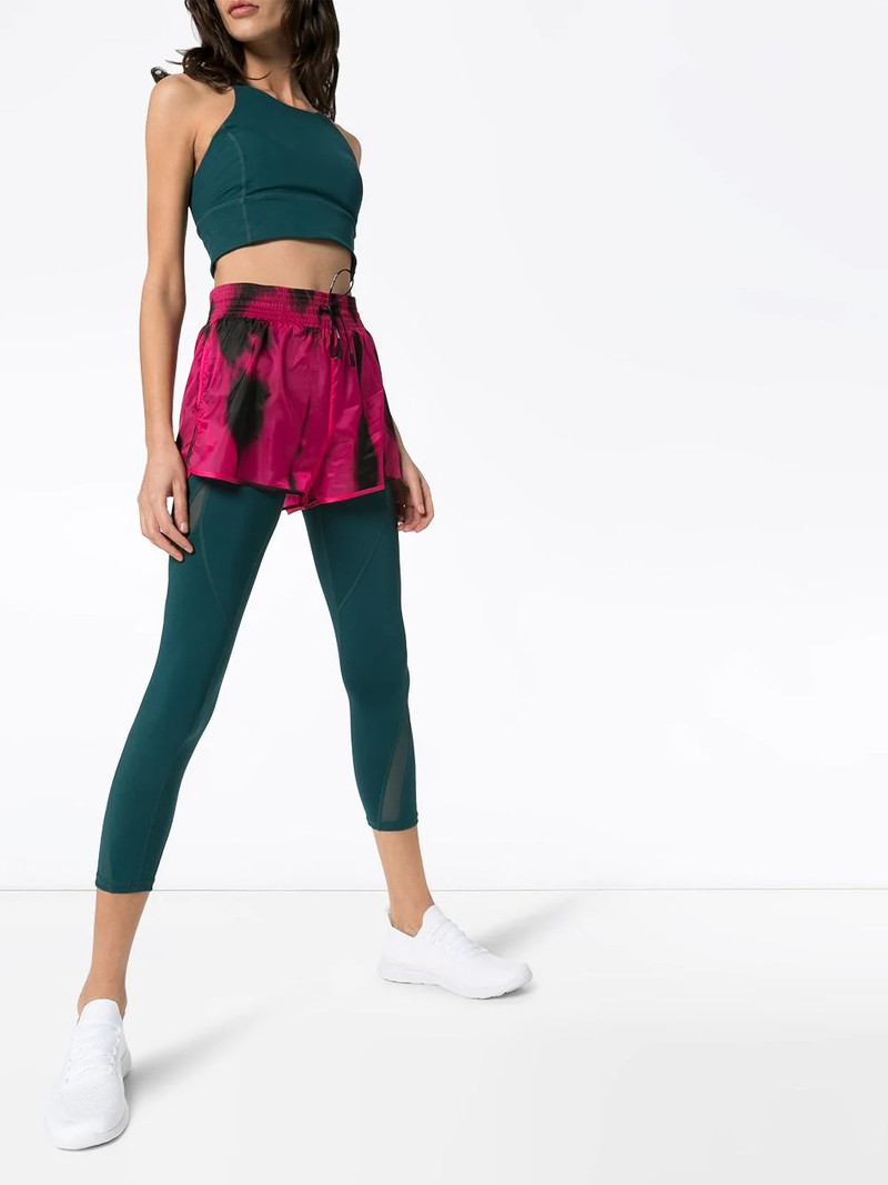 Off-White high waist tie-dye shorts outlook