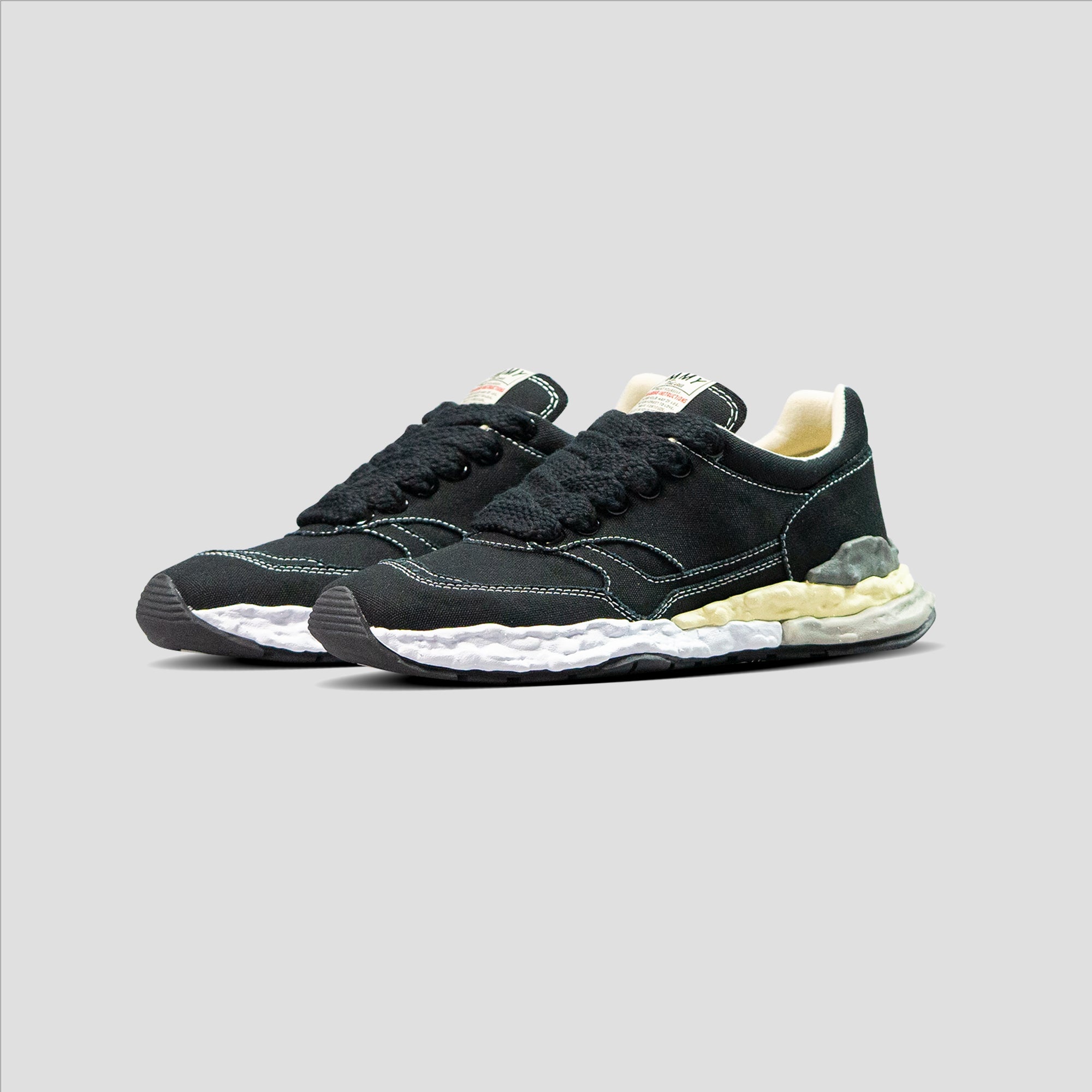 GEORGE OG SOLE LOW-TOP CANVAS SNEAKER - 2