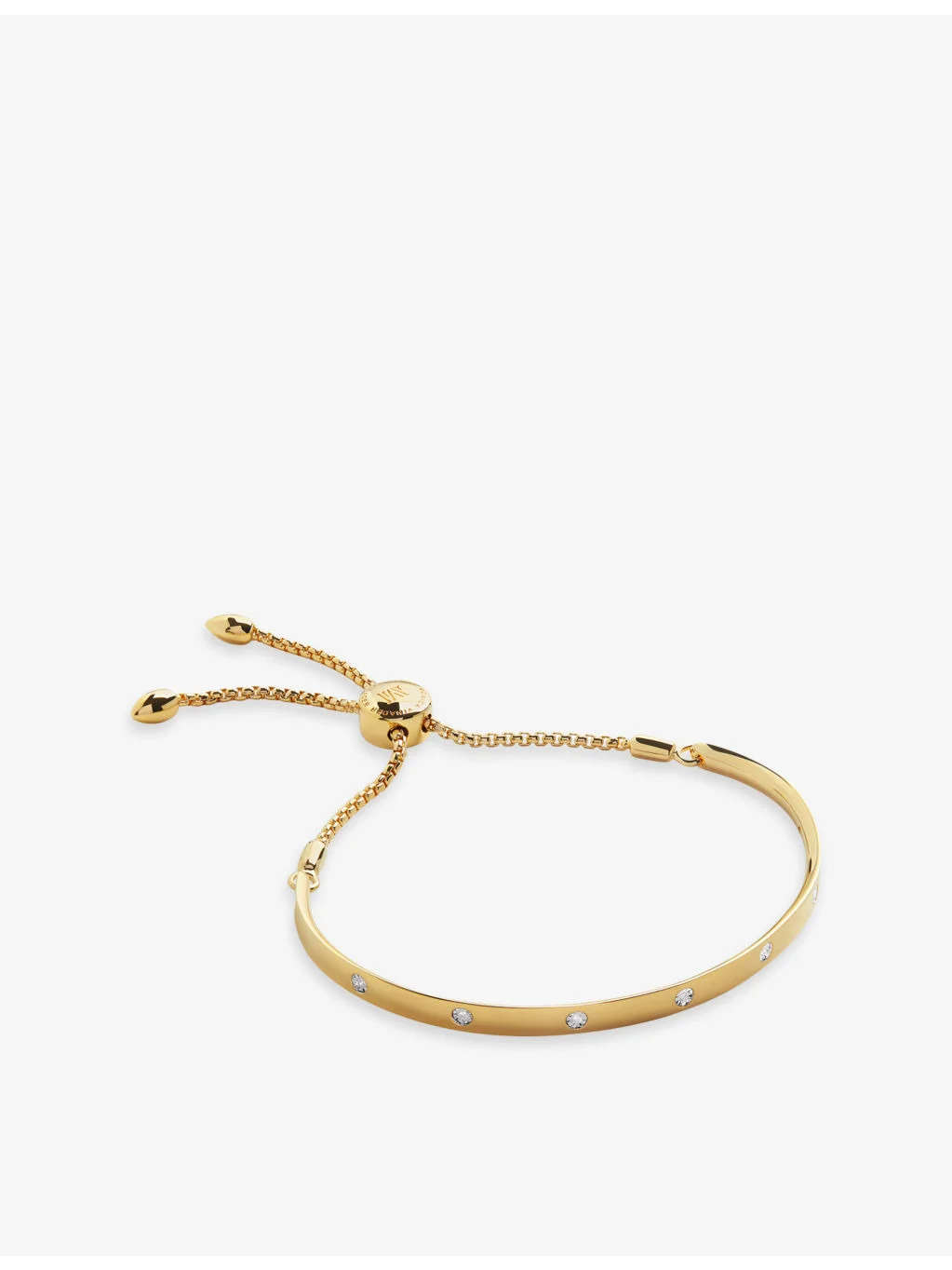 Fiji Gem 18ct Yellow Gold-Plated Vermeil Sterling-Silver And 0.042ct Lab-Grown Diamond Bracelet - 1