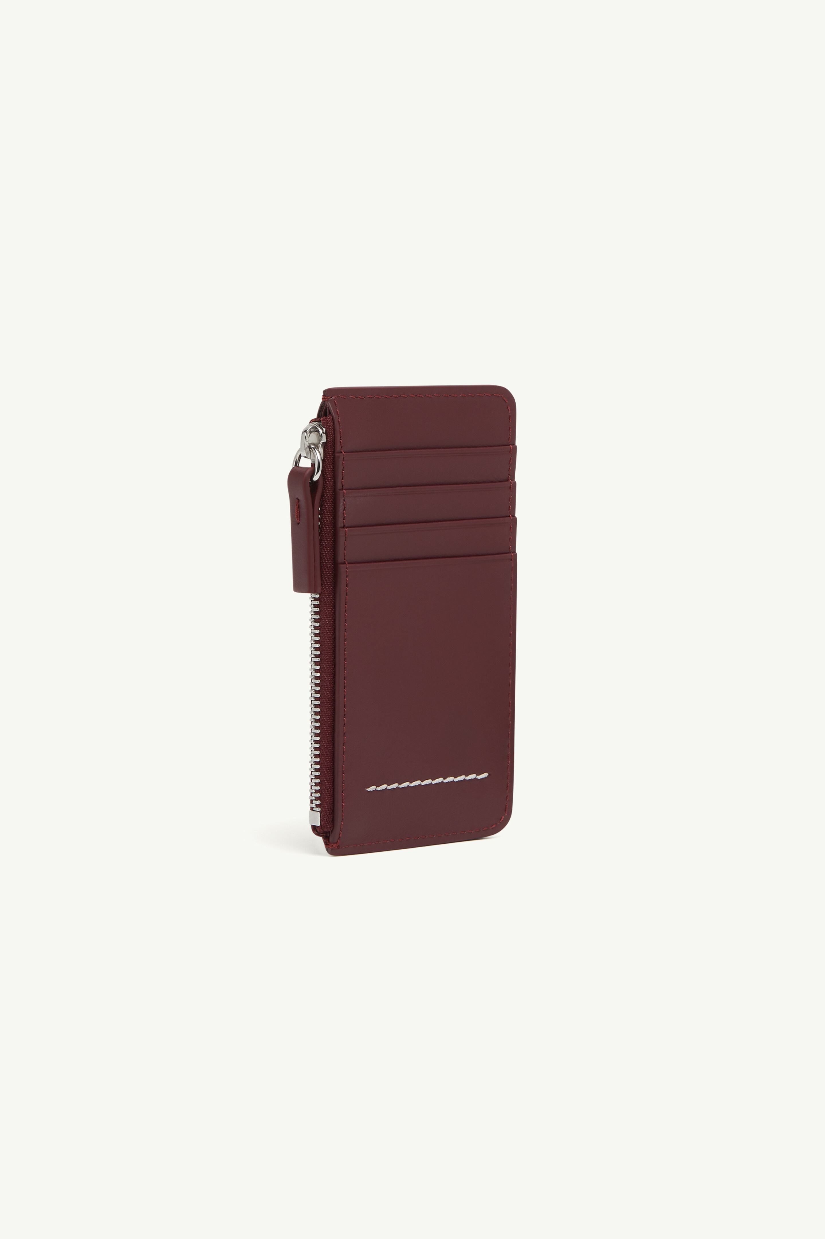 Numeric logo zip card holder - 2