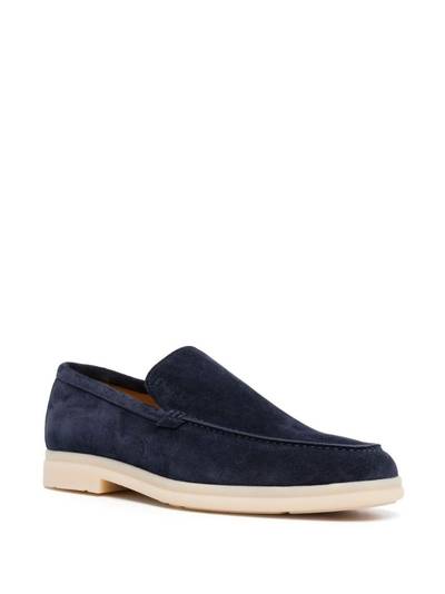 Church's topstitched suede loafers outlook