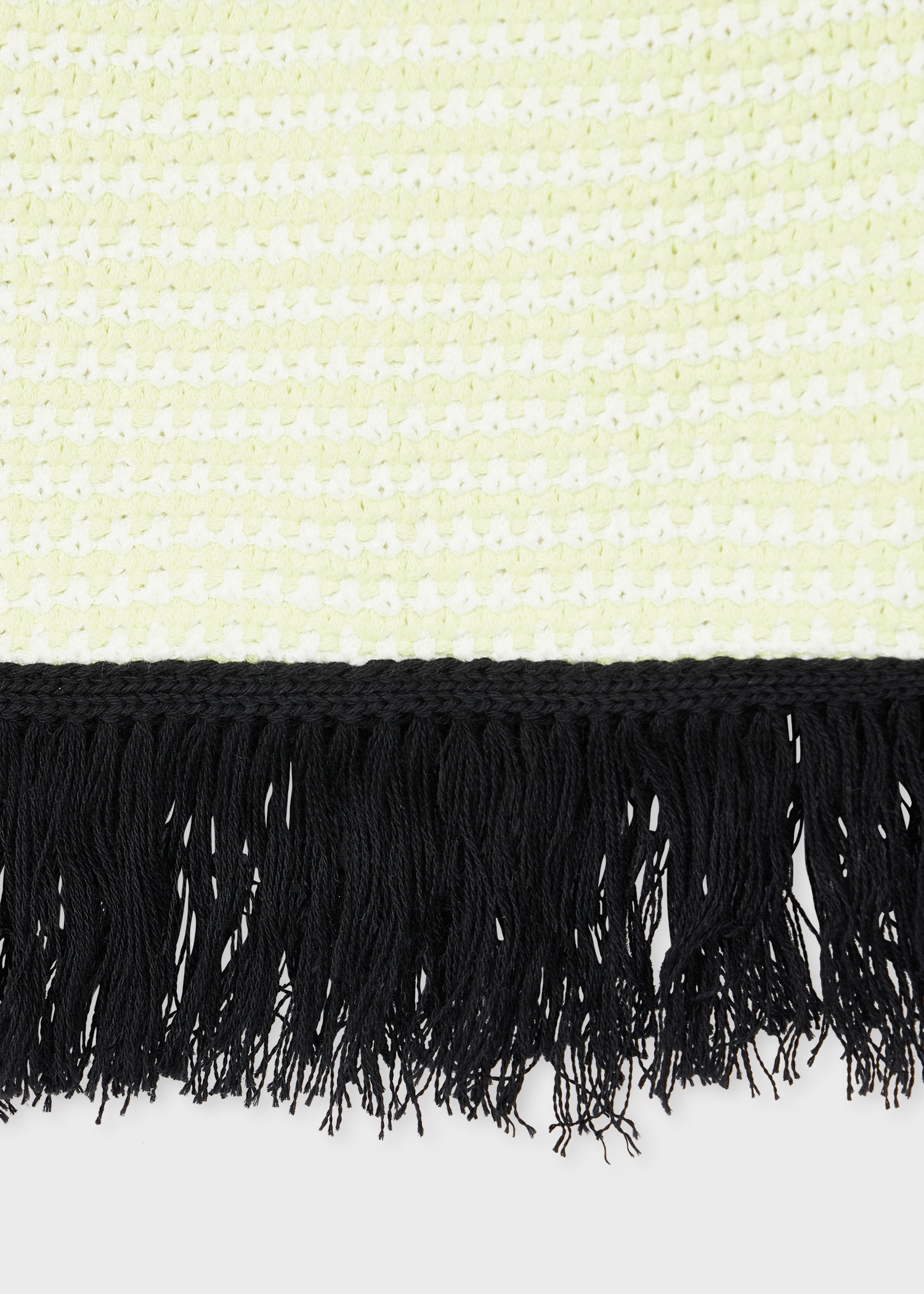 Women's Cotton Mixed Stripe Crochet Knitted Skirt - 2