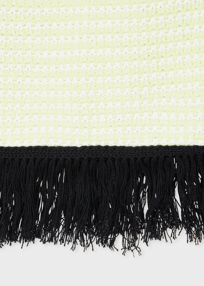 Paul Smith Women's Cotton Mixed Stripe Crochet Knitted Skirt outlook