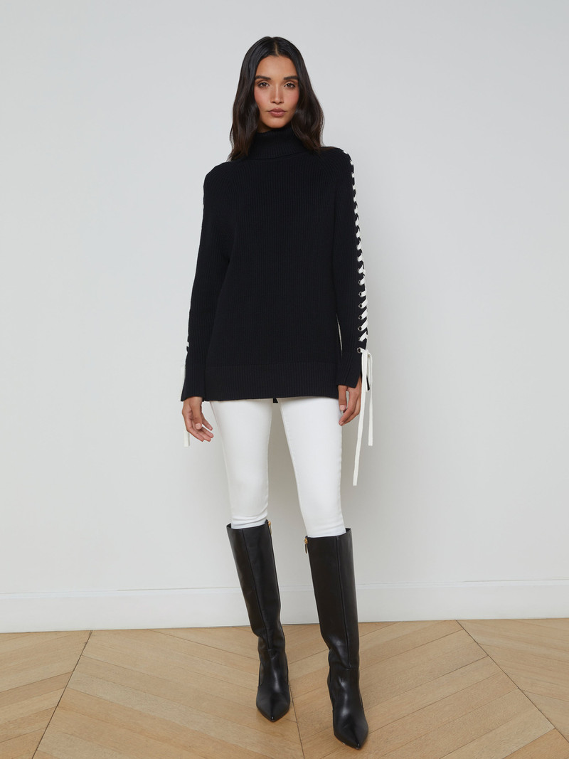 Nola Lace-Up Turtleneck 6