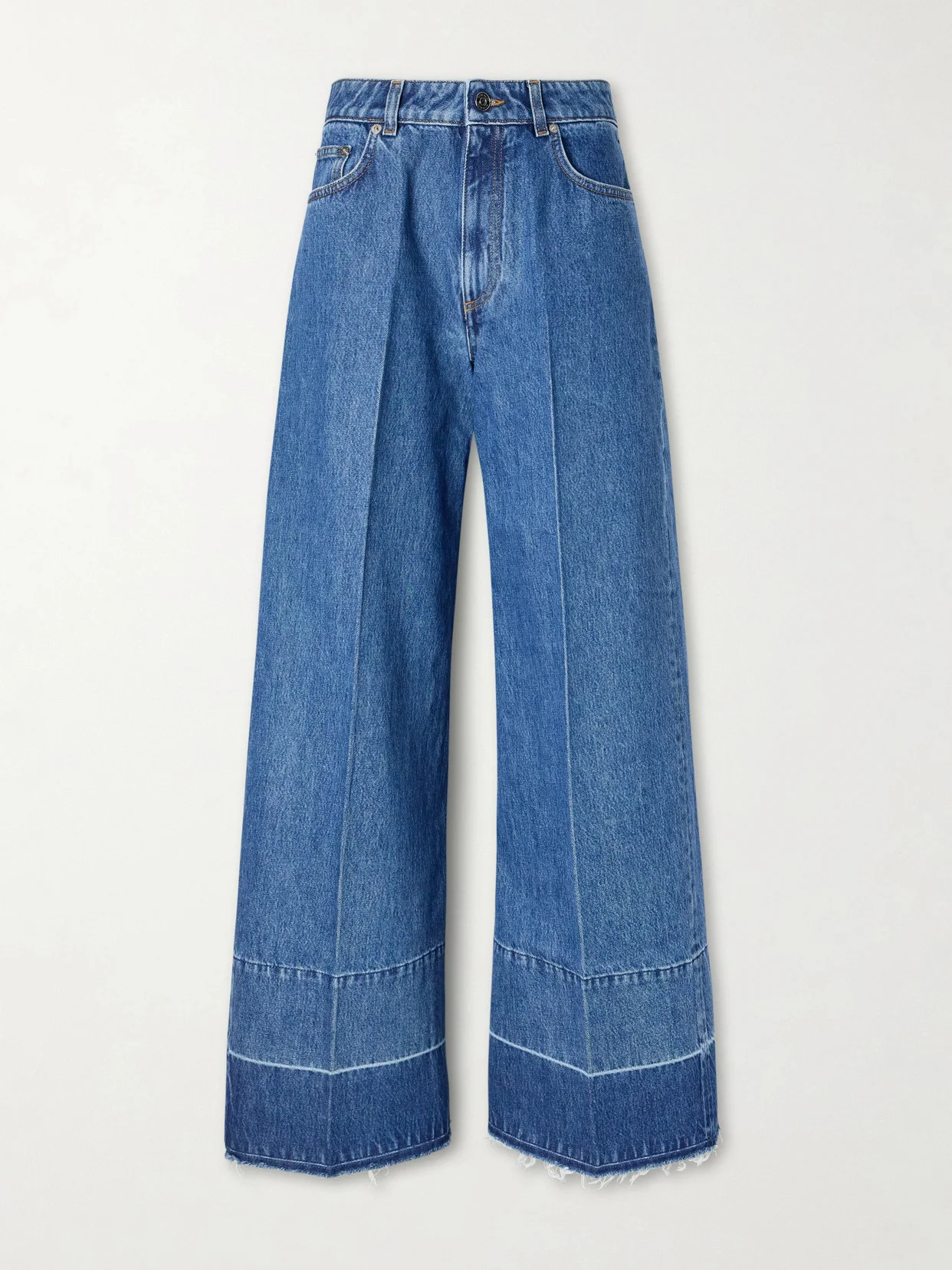 Mid-rise Wide-leg Jeans - 1