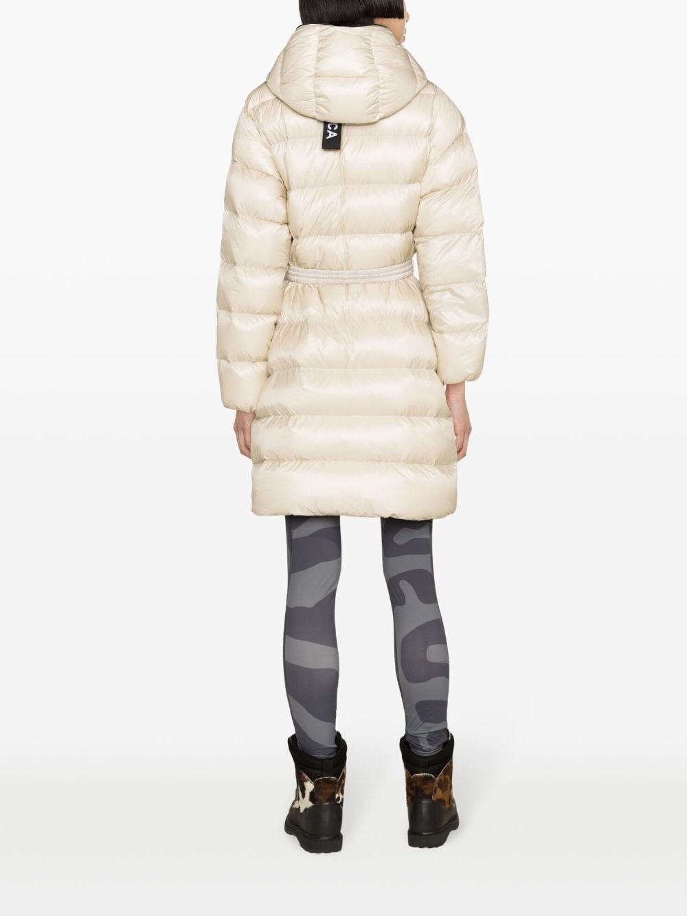 hooded padded parka coat - 3