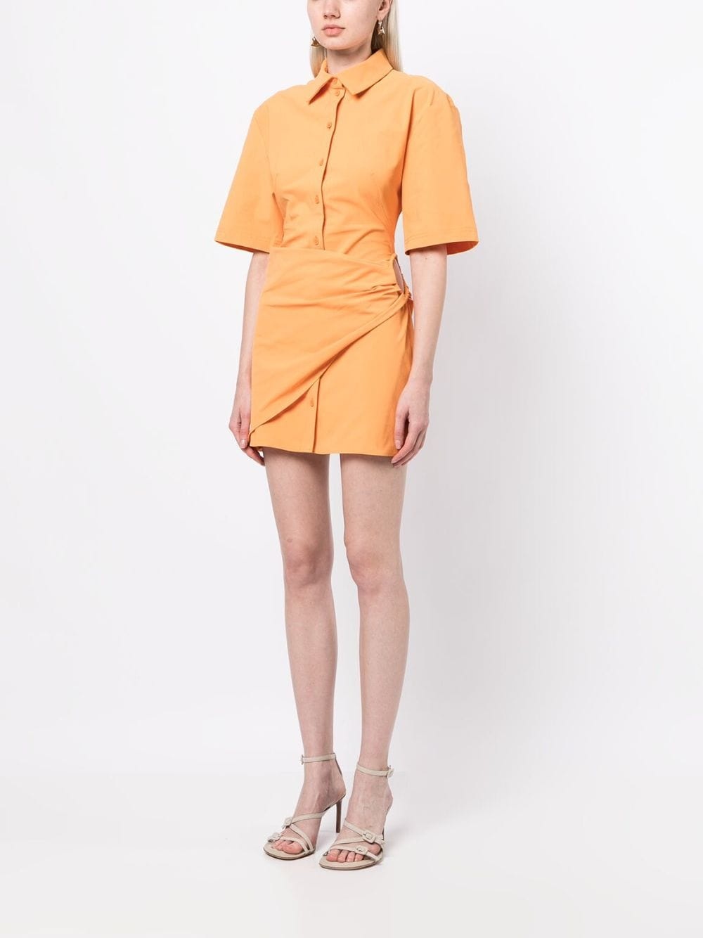 cut-out detail dress - 3