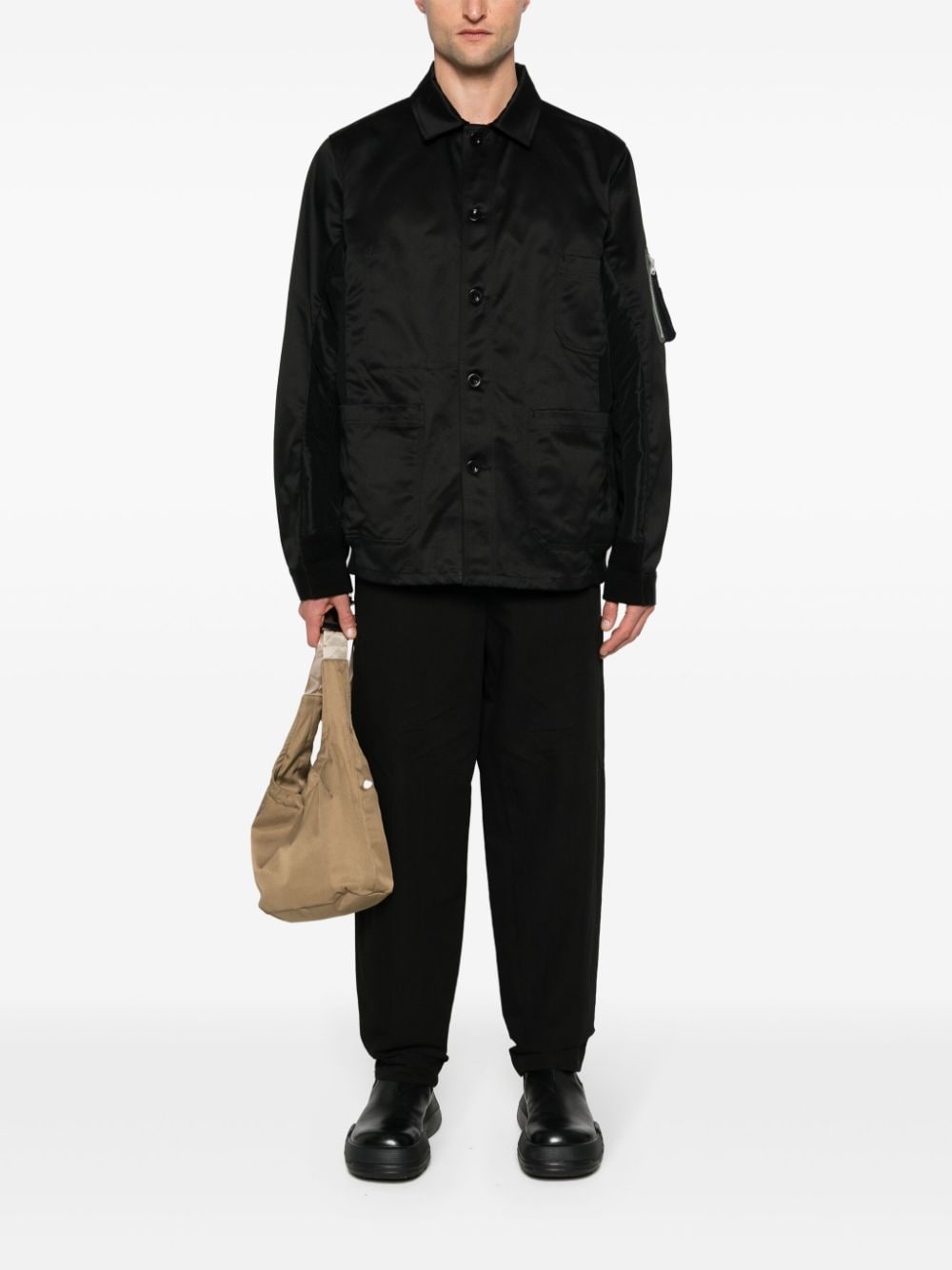 cotton shirt jacket - 2