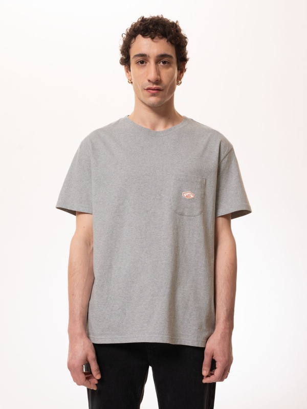 Leffe Pocket Tee Greymelange - 2