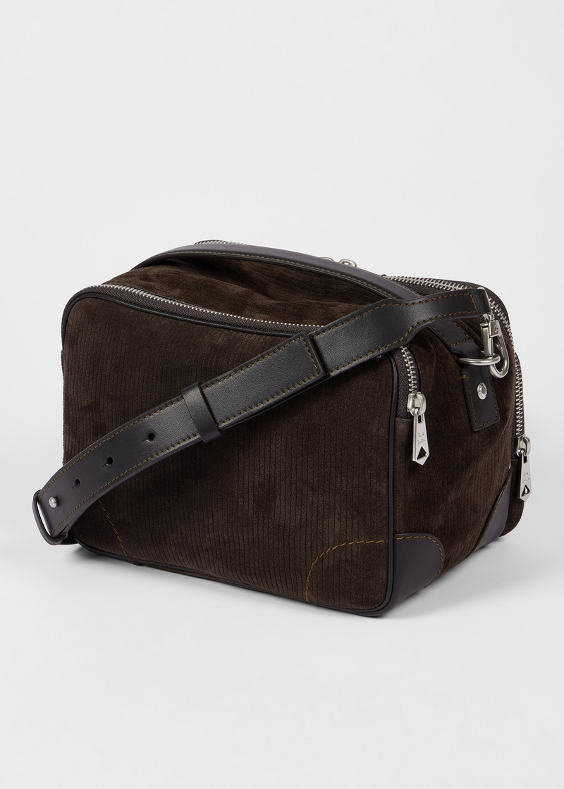 Brown Suede Cross-Body Bag 7