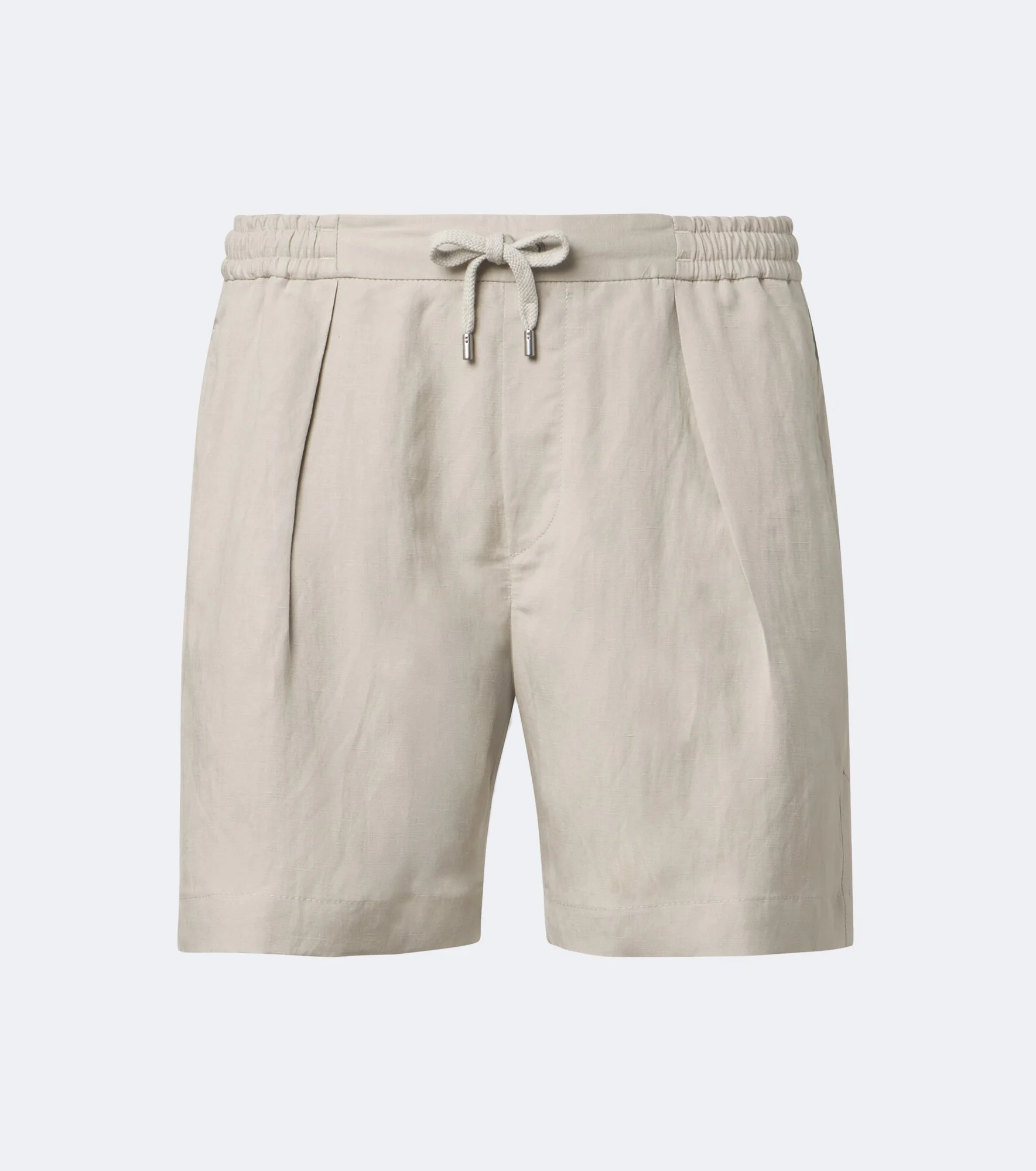 Silk and linen shorts - 1