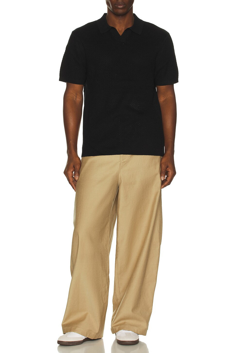 Reigning Champ Cotton Linen Victor Polo outlook