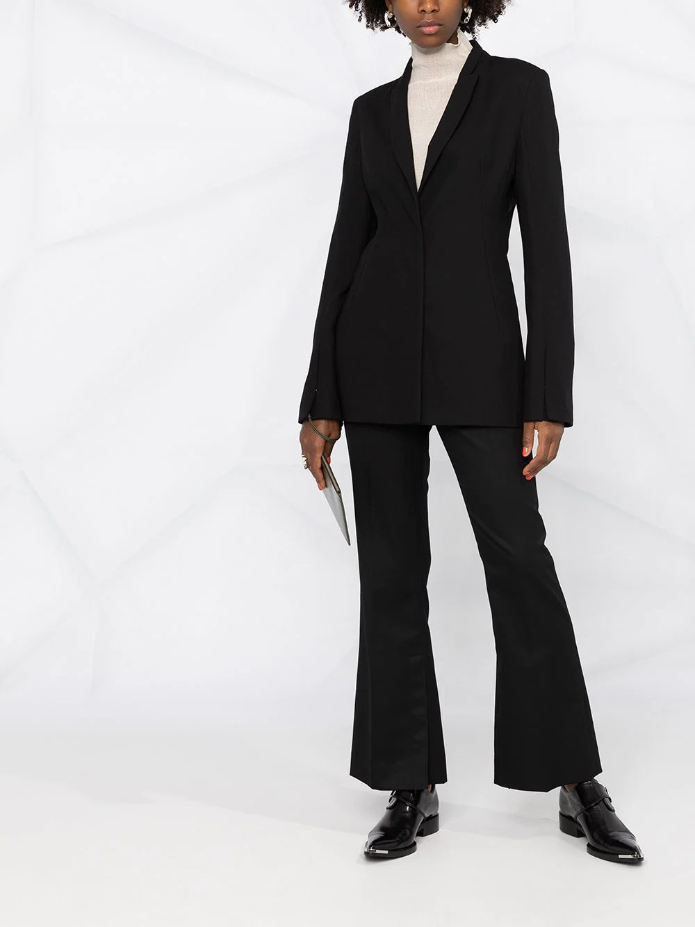 single-breasted tailored blazer - 2