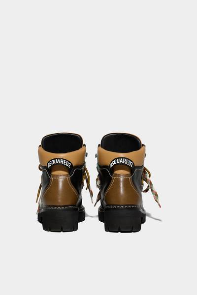 DSQUARED2 HIKING PATCH ANKLE BOOTS outlook
