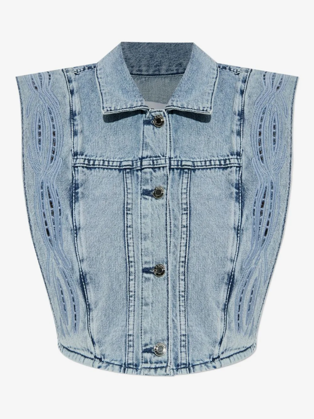Rosye broderie-anglaise denim jacket - 1