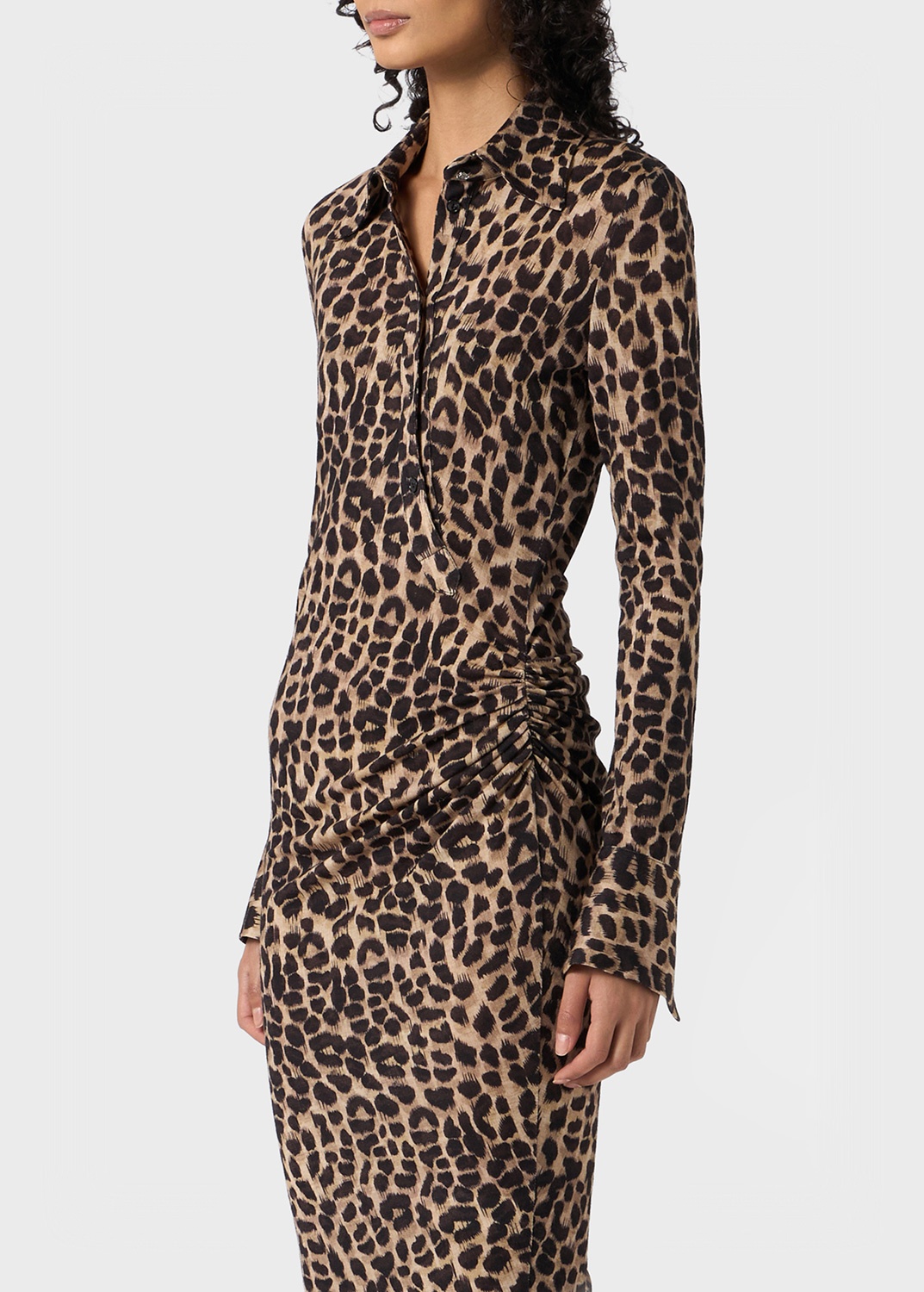 ANIMALIER PRINT JERSEY DRESS - 5