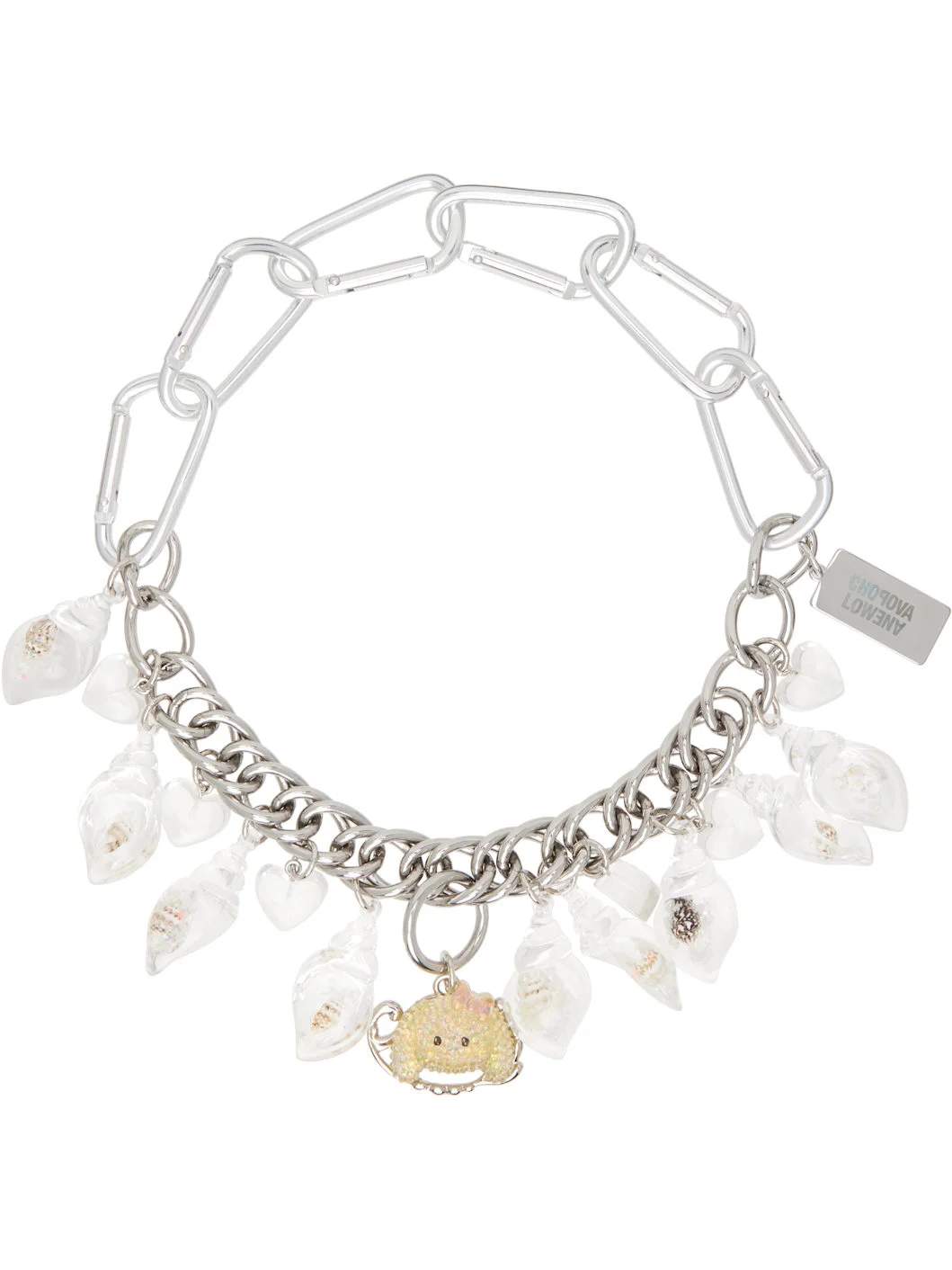 Lamb In Shells Carabiner Necklace - 1