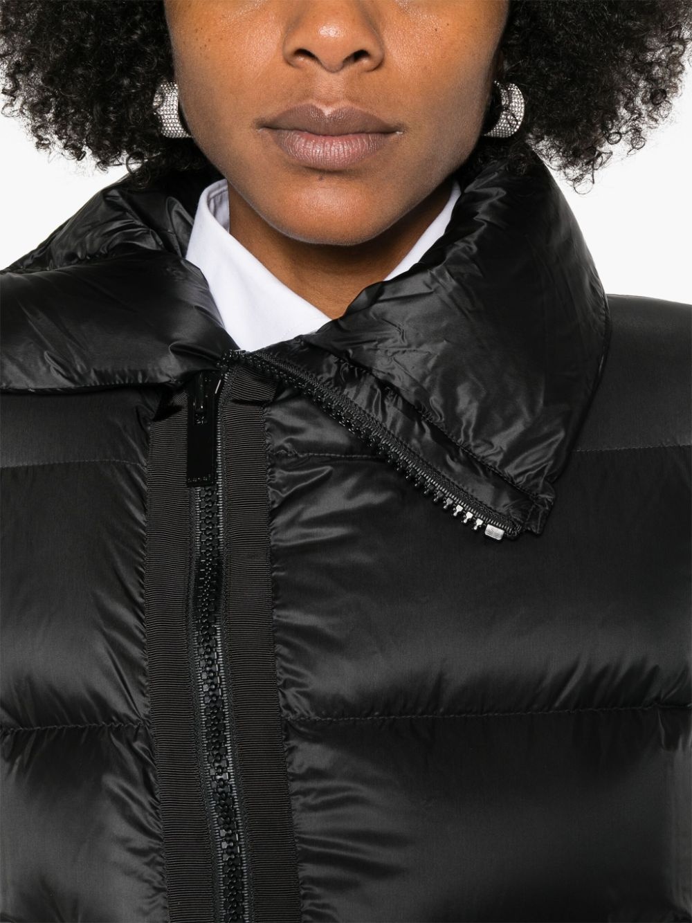 zip-up puffer jacket - 5