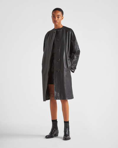 Prada Leather coat outlook