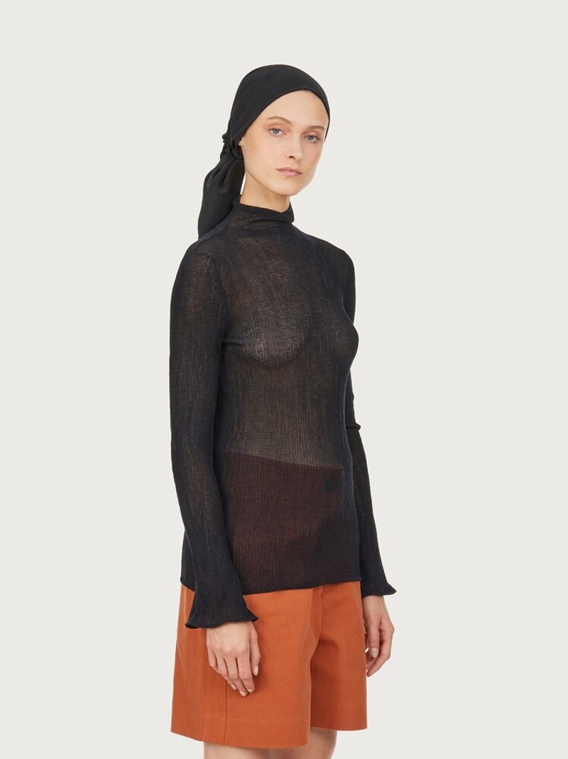 HIGH NECK KNITTED TOP 5