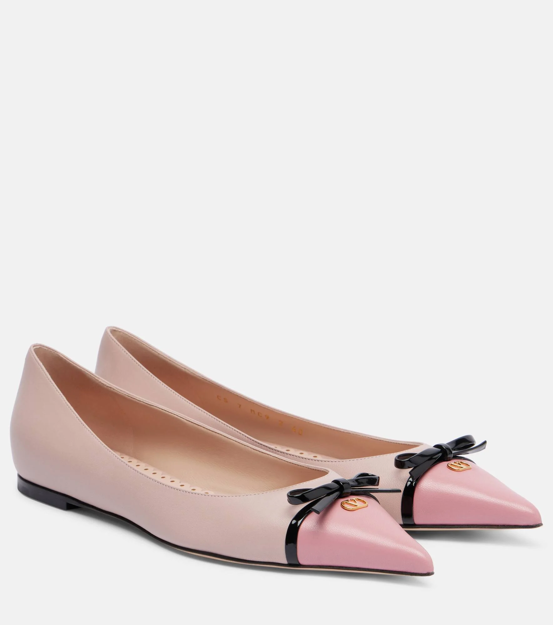 Bepointy leather ballet flats - 1