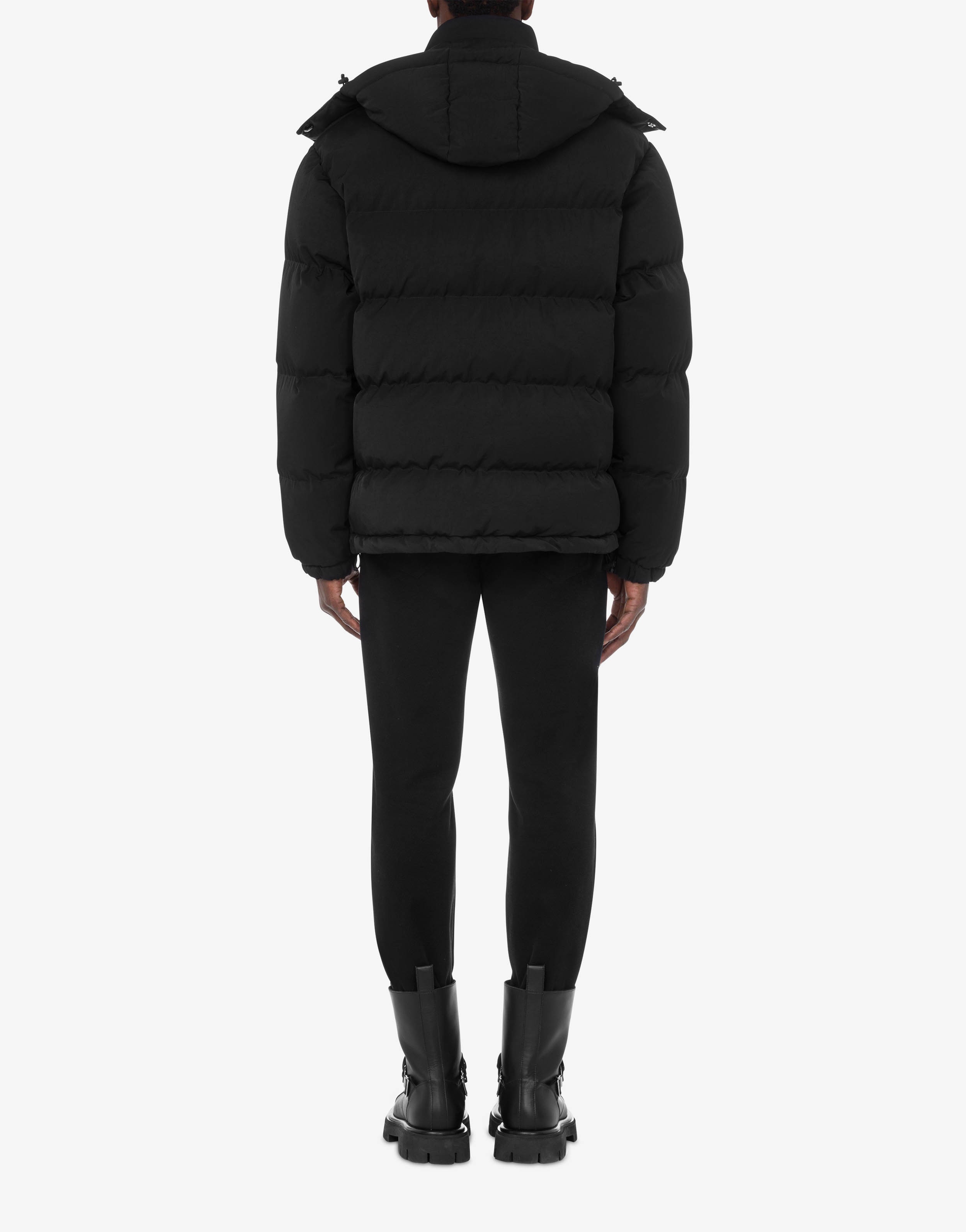 LOGO PATCH TECHNICAL NYLON DOWN JACKET - 3