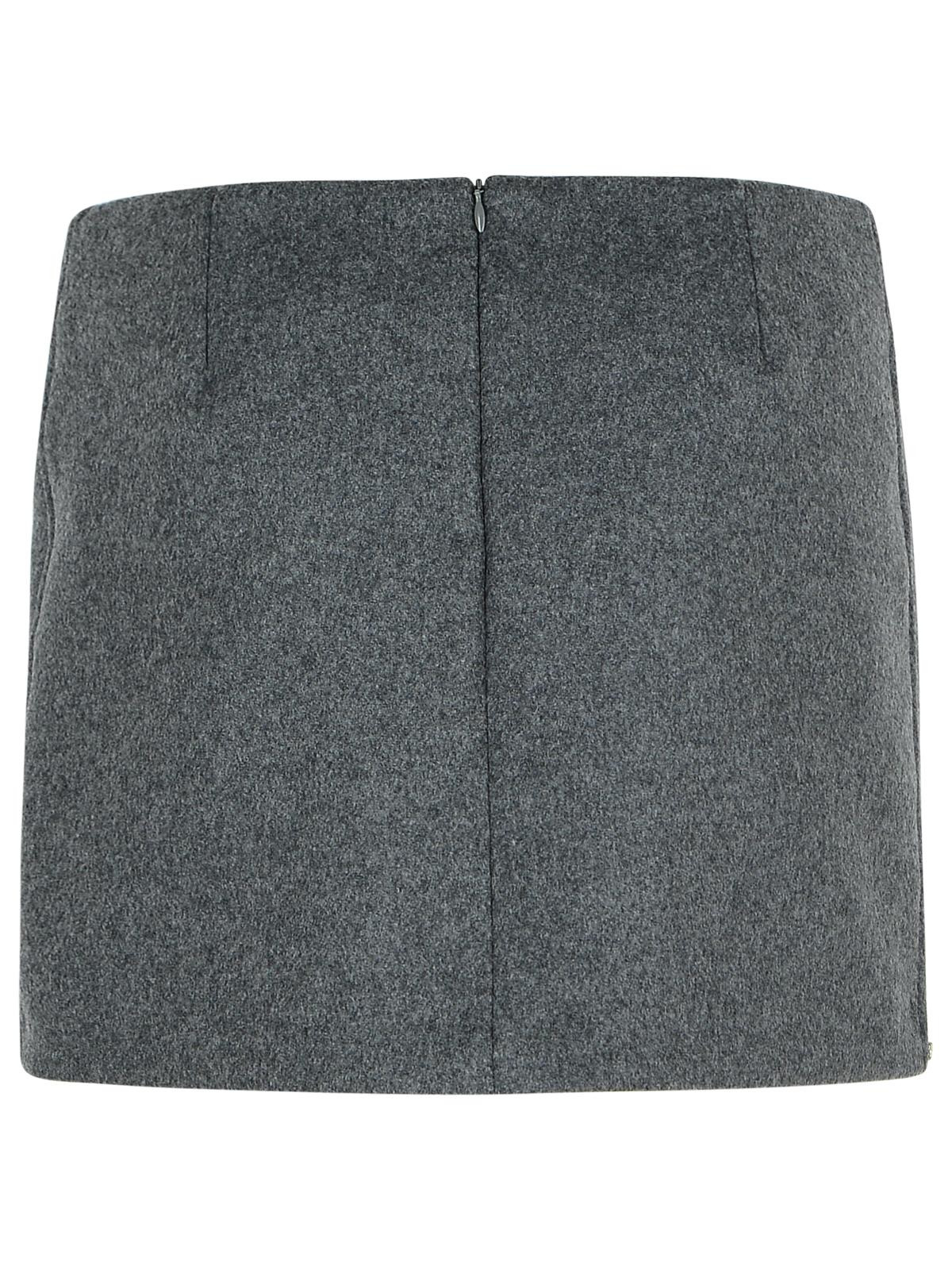 Sportmax 'Poggio' Grey Virgin Wool Skirt Women - 3