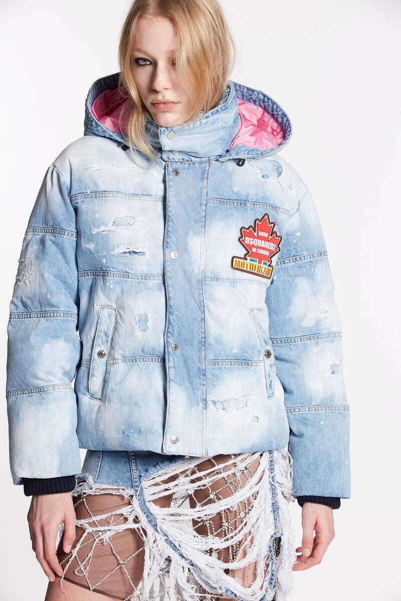PUFFER JEAN JACKET - 3