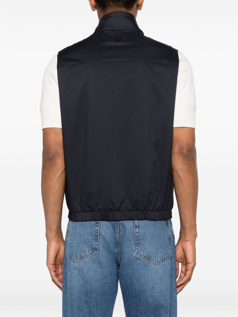 zip sleeveless gilet 4