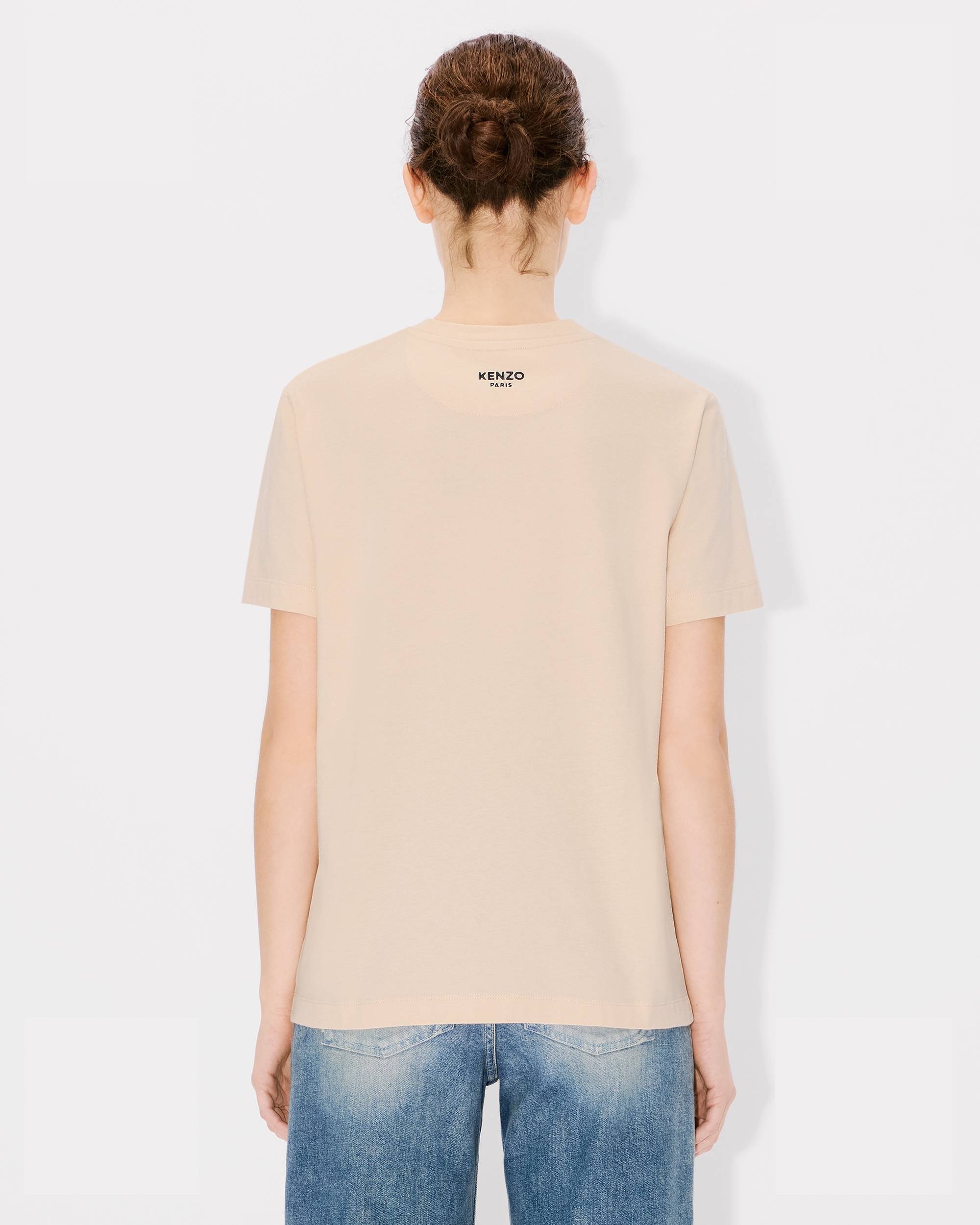 'Boke Flower' embroidered loose T-shirt in cotton - 4