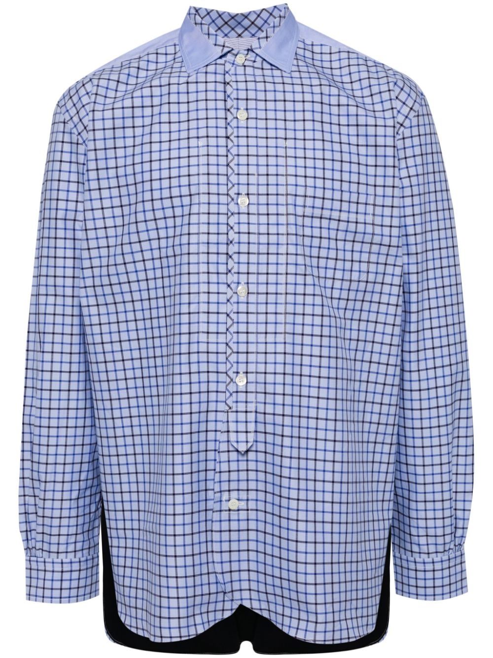 checked cotton shirt - 1