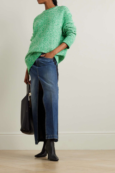 Stella McCartney Oversized cotton-blend bouclé sweater outlook