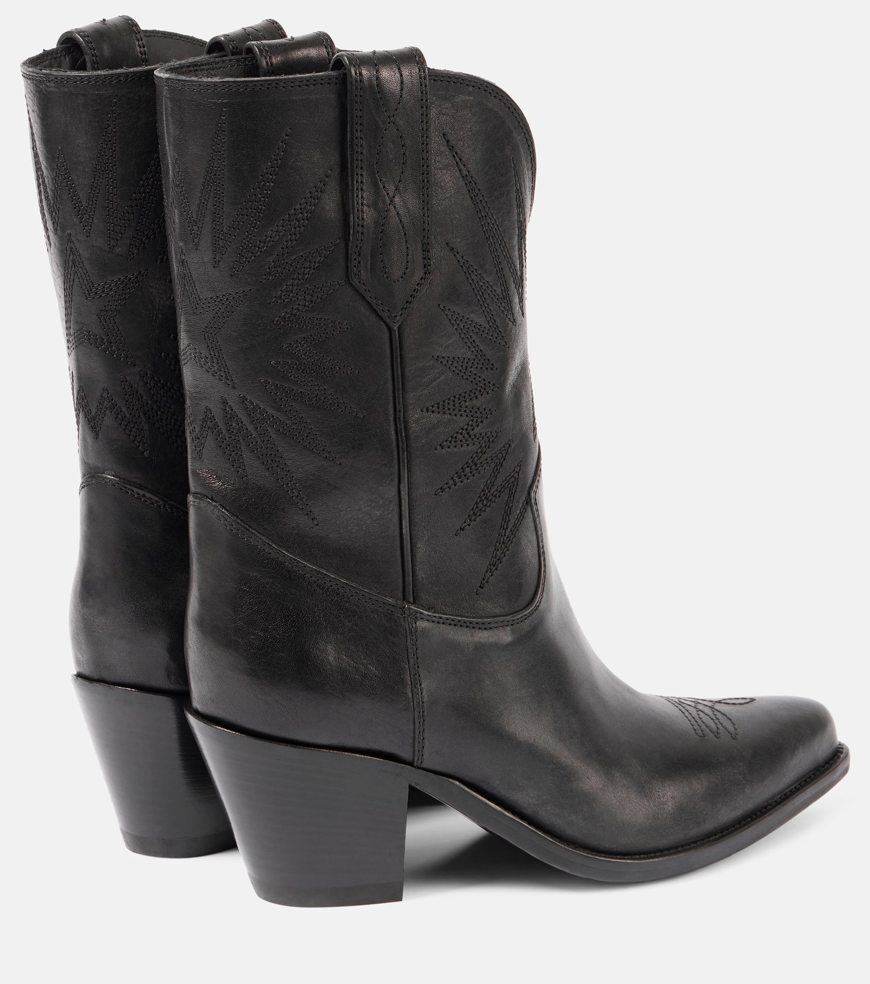 Wish Star leather cowboy boots - 2