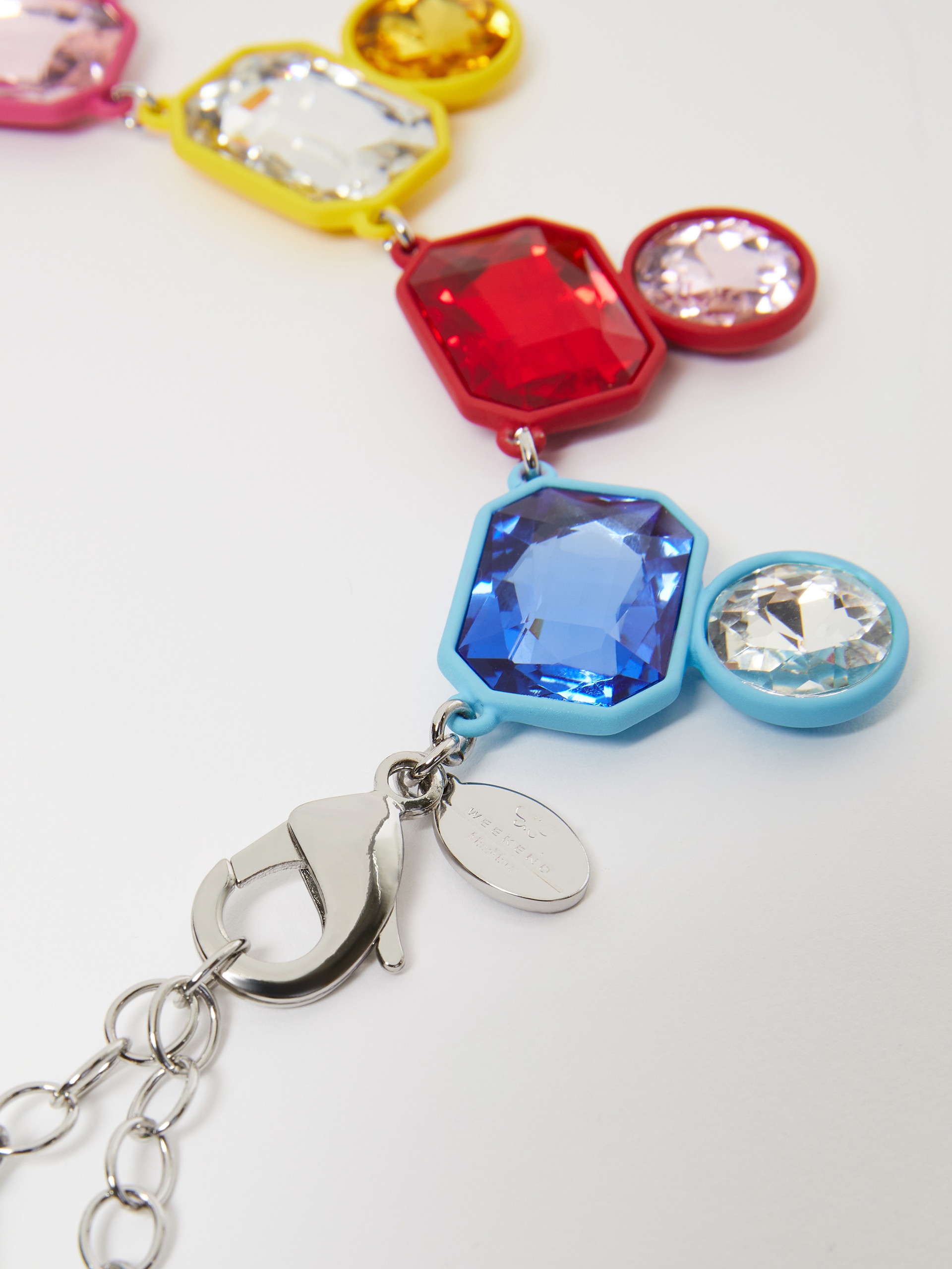 YANINA Metal and glass necklace - 2